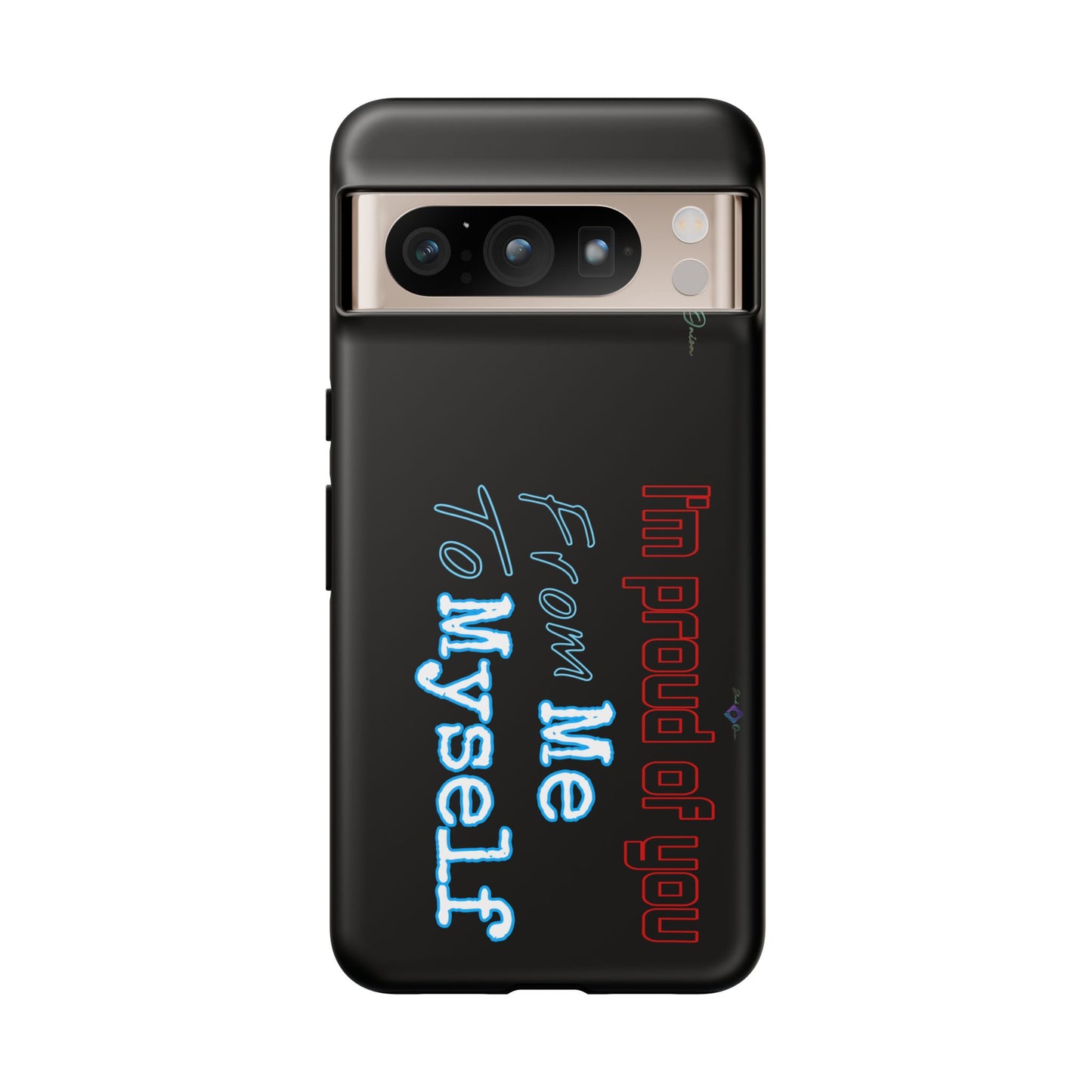 BlackOnion Brand New Phone Case - with Motivational Workout Motif’I’m proud of you ‘💪🔥🫵
