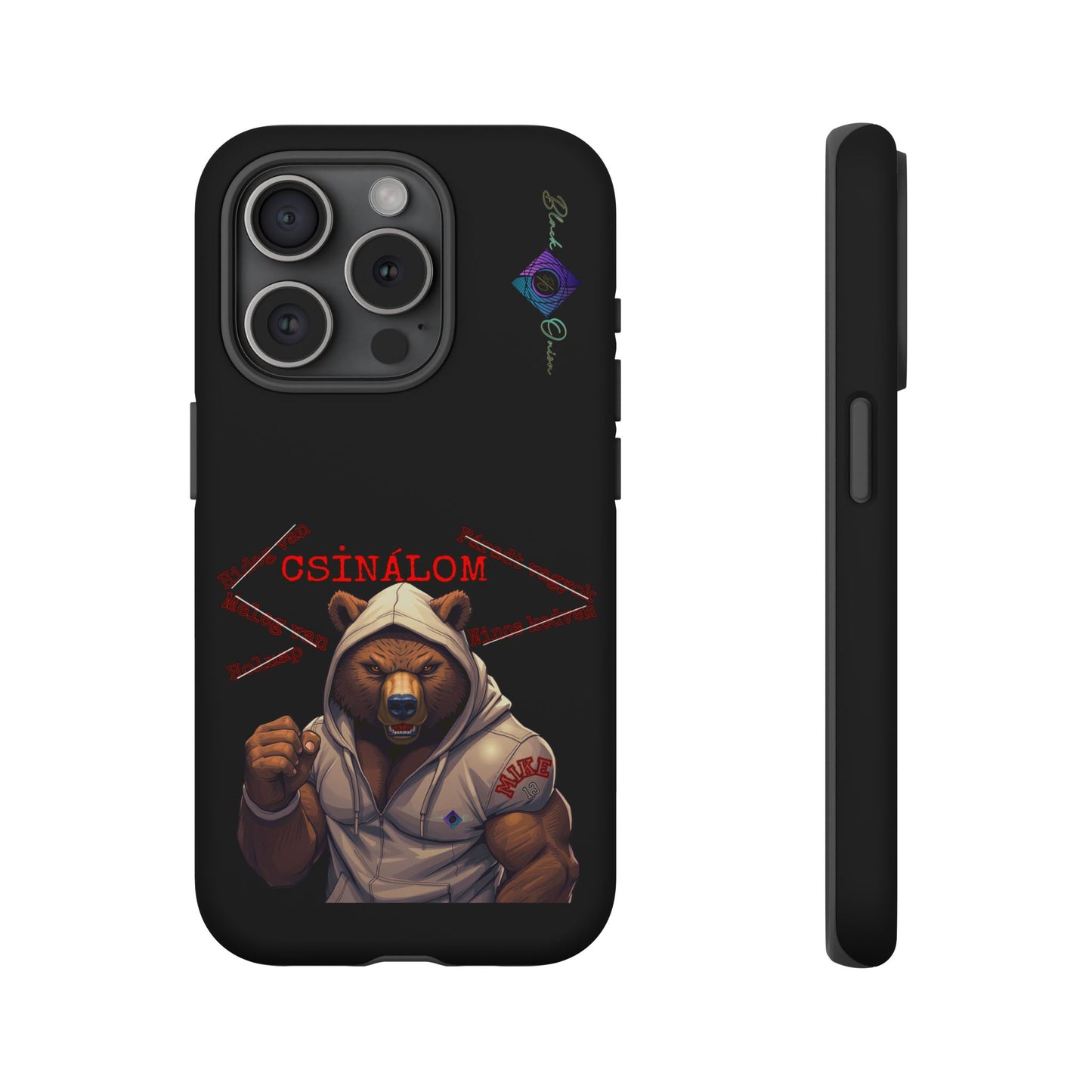 BlackOnion Brand New Phone Case - with Motivational Workout Motif ‘Csinálom ‘💪🔥🫵