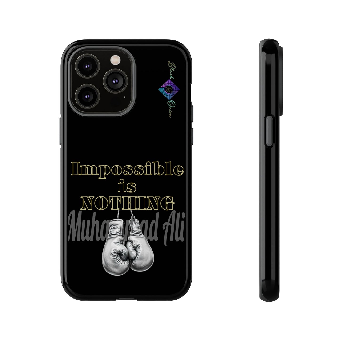 BlackOnion Brand New Phone Case - with Motivational Workout Motif ’Impossible ‘💪🔥🫵
