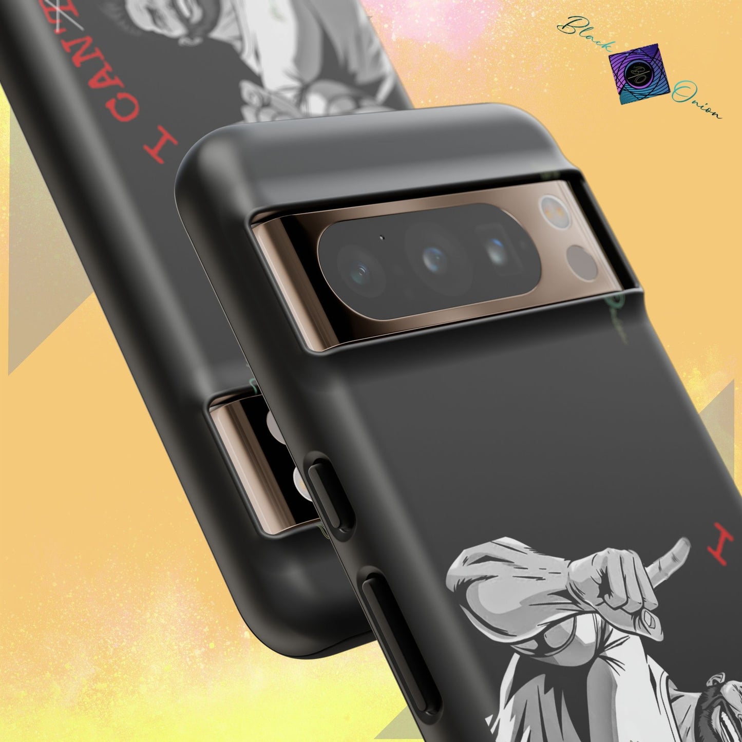 BlackOnion Brand New Phone Case - with Motivational Workout Motif’I Can Do It ‘💪🔥🫵