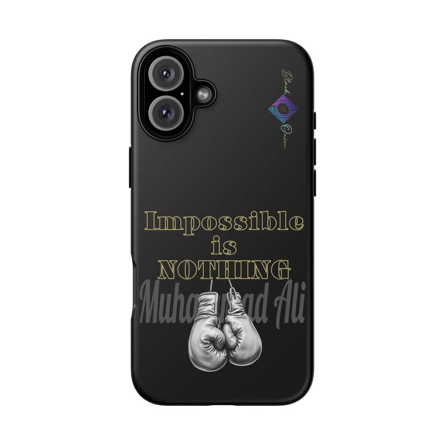 BlackOnion Brand New Phone Case - with Motivational Workout Motif ’Impossible ‘💪🔥🫵