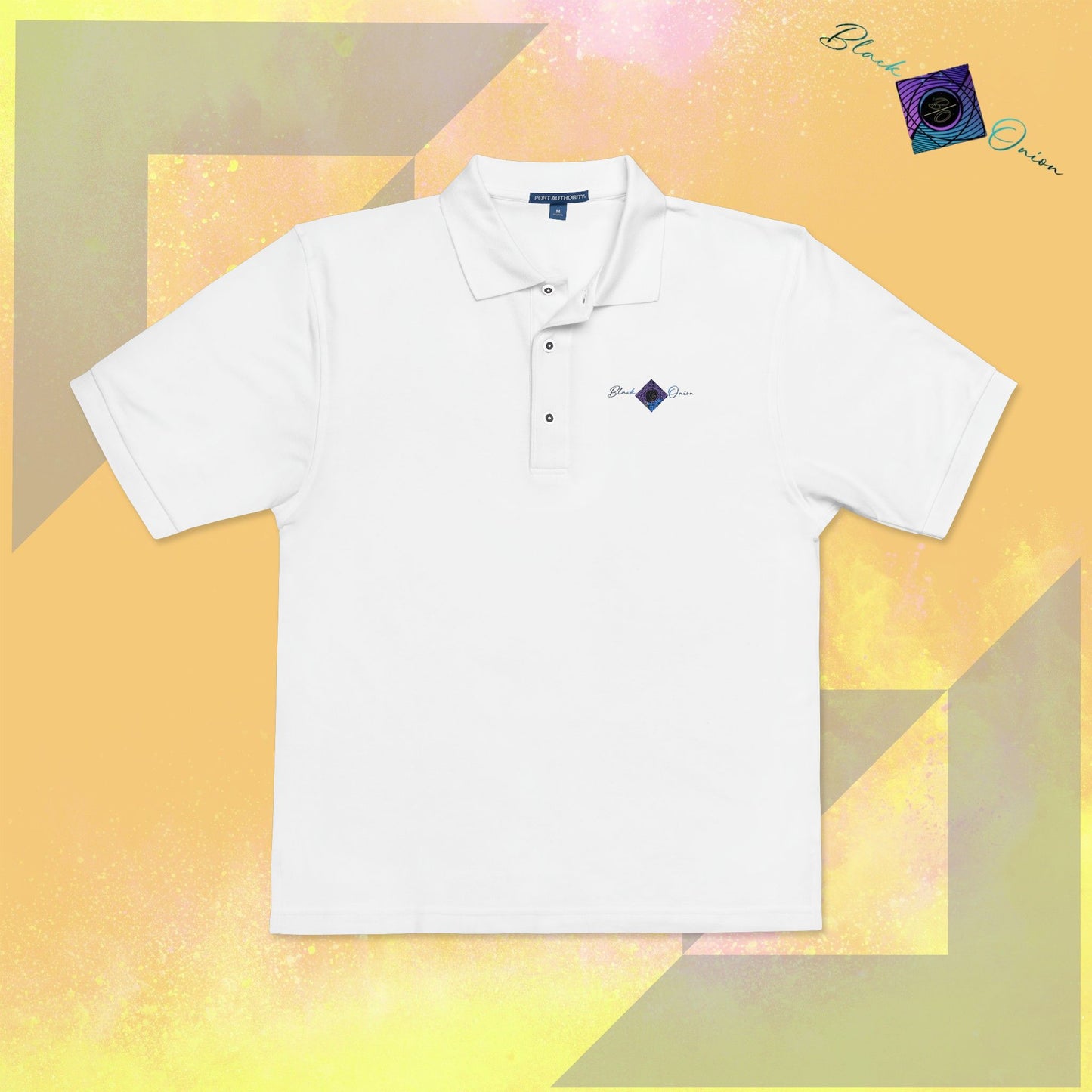 BlackOnion Stylish Unisex Embroidered Polo Shirt 💪🔥