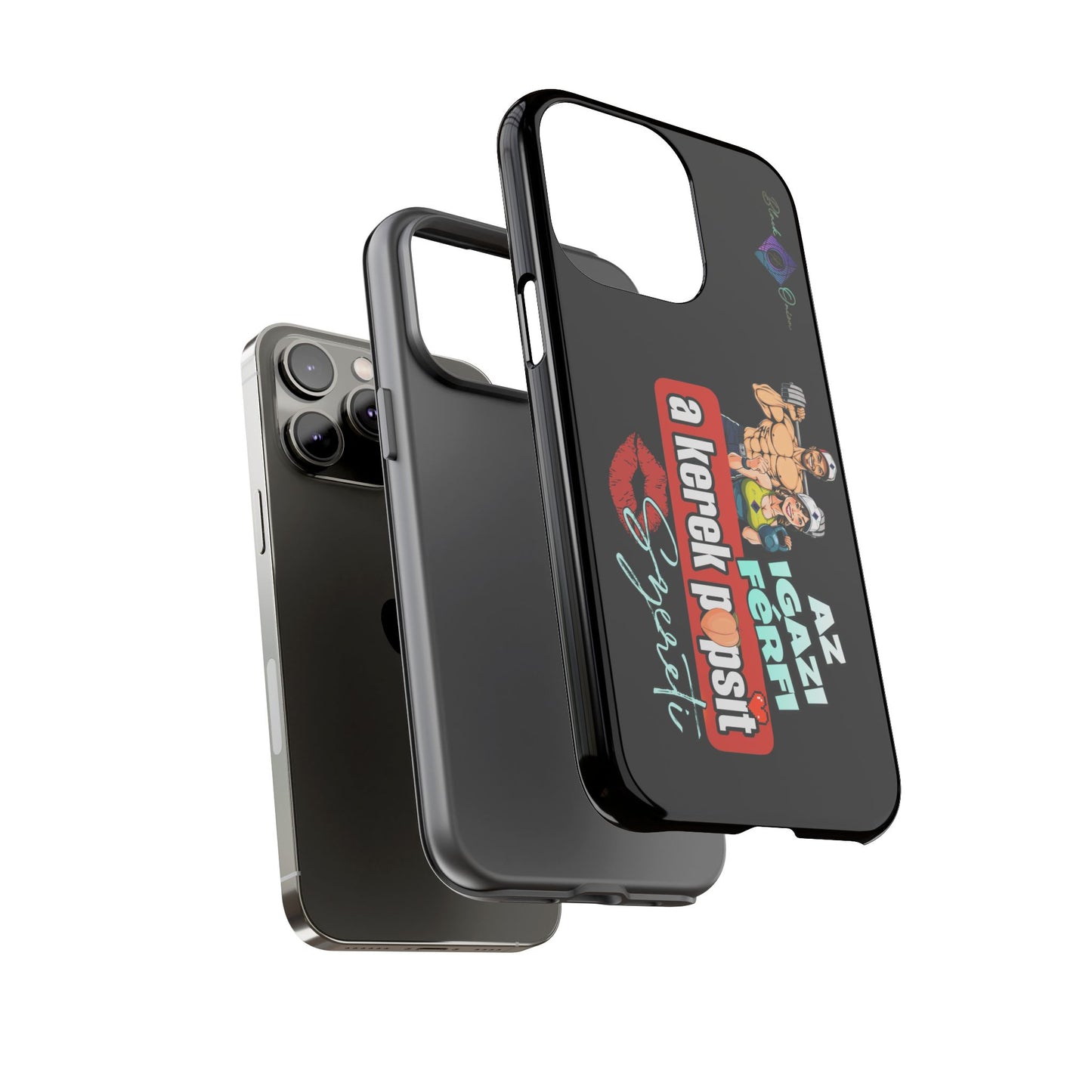 BlackOnion Brand New Phone Case - with Motivational Workout Motif ‘Az igazi férfi ‘💪🔥🫵