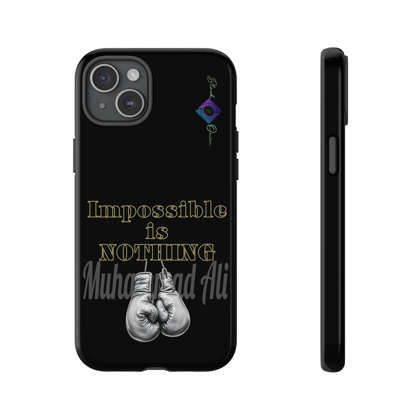 BlackOnion Brand New Phone Case - with Motivational Workout Motif ’Impossible ‘💪🔥🫵