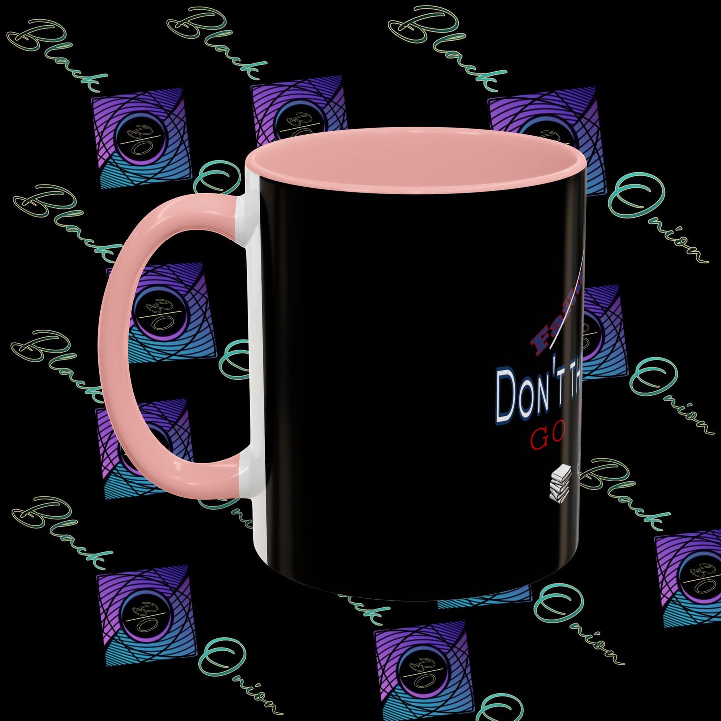 BlackOnion Coffee Mug Serial 2 with Workout Motif ‘Don’t think ‘🫵🔥💪