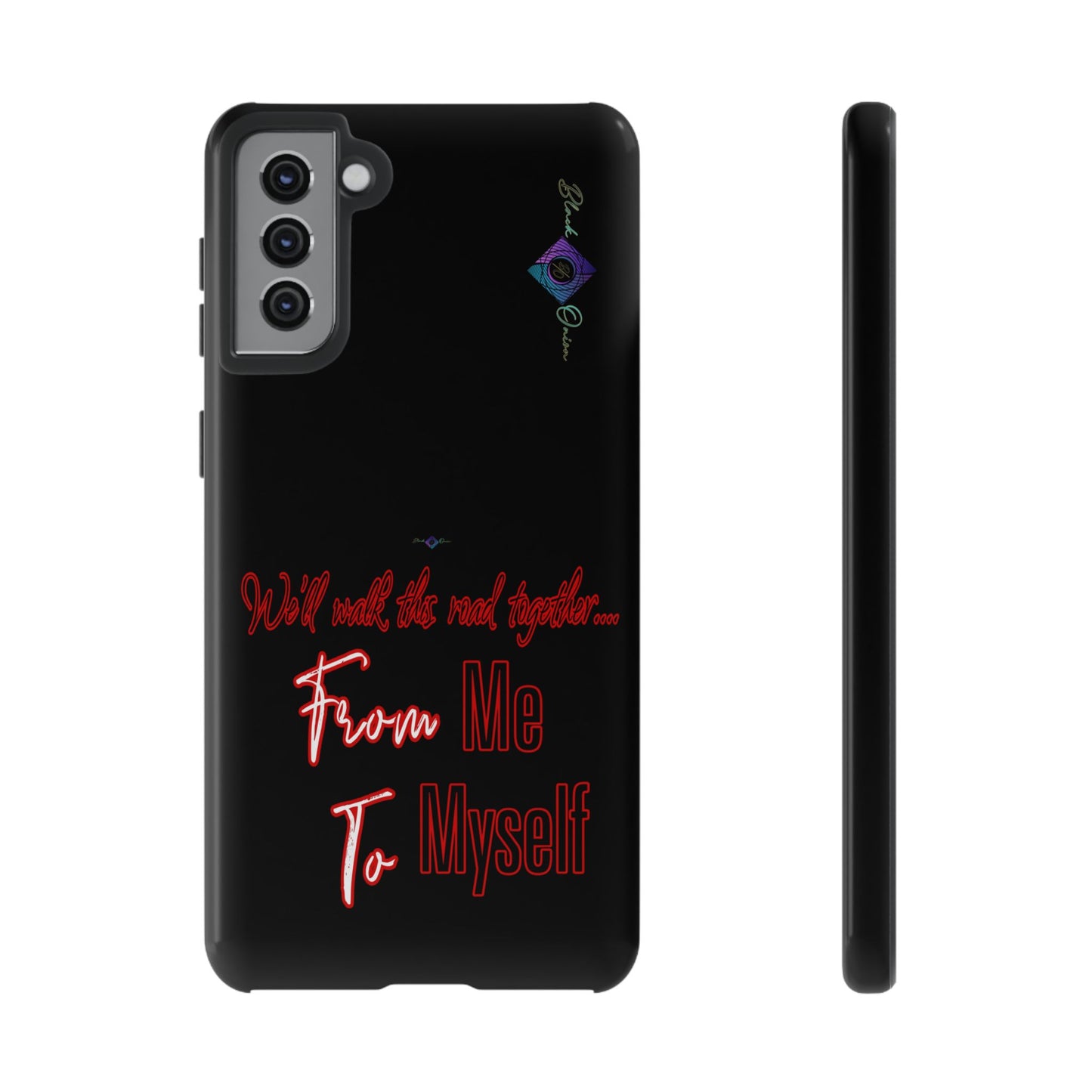 BlackOnion Brand New Phone Case - with Motivational Workout Motif’We’ll walk ‘💪🔥🫵