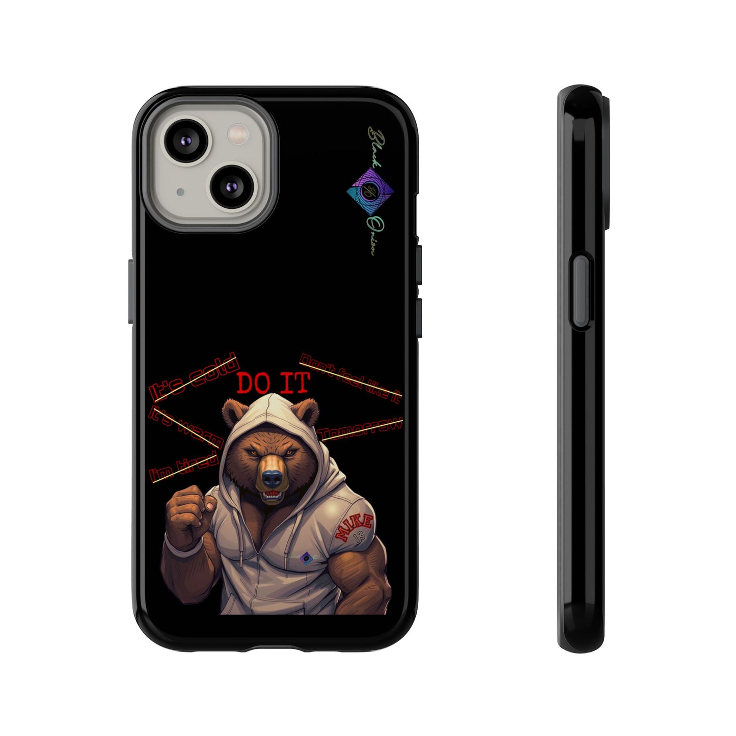 BlackOnion Brand New Phone Case - with Motivational Workout Motif’Do it ‘💪🔥🫵