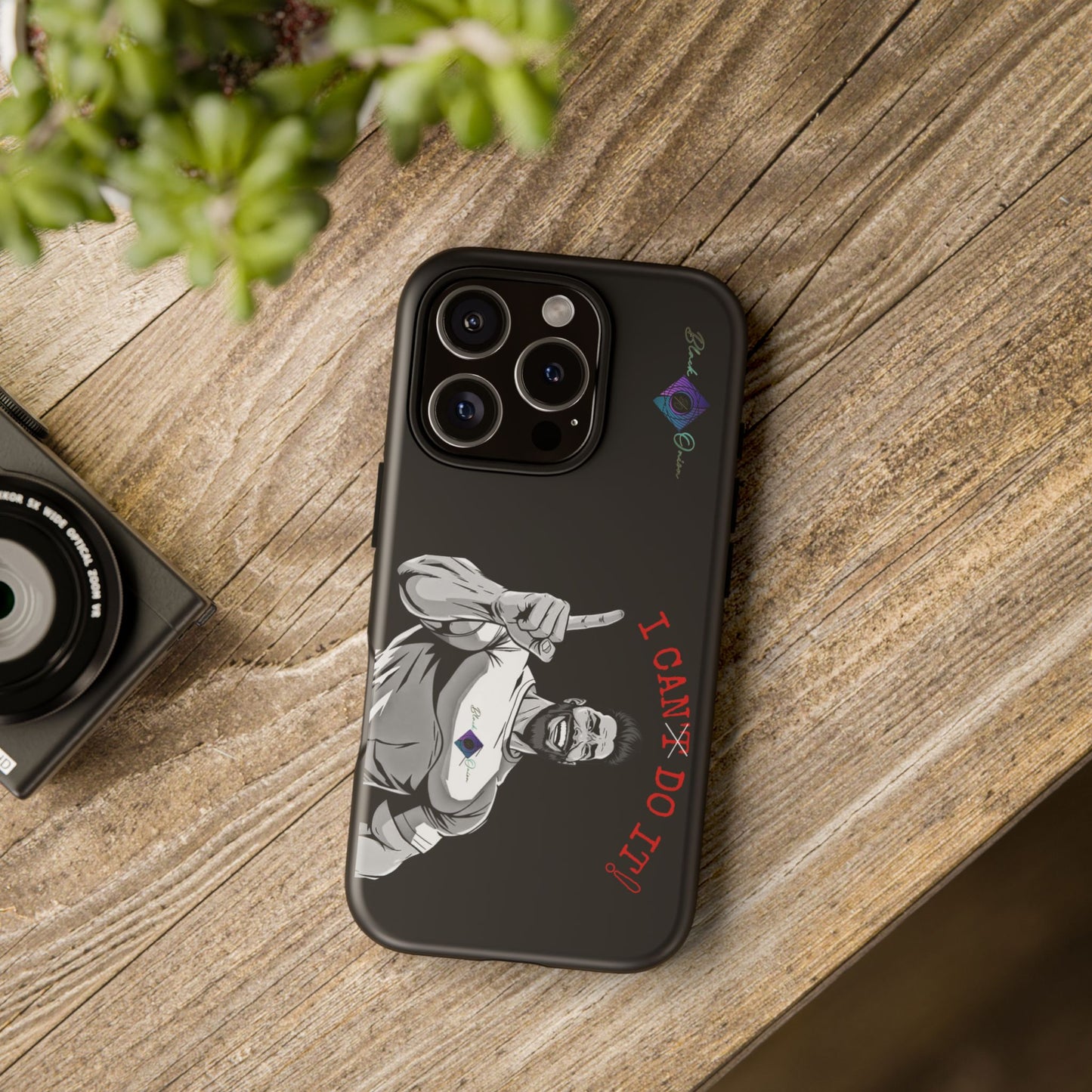 BlackOnion Brand New Phone Case - with Motivational Workout Motif’I Can Do It ‘💪🔥🫵
