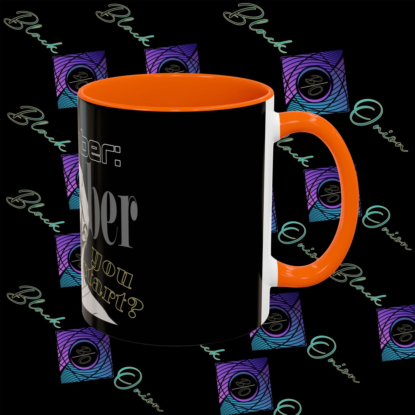 BlackOnion Coffee Mug 2 with Workout Motif ‘Remember V2’🫵🔥💪