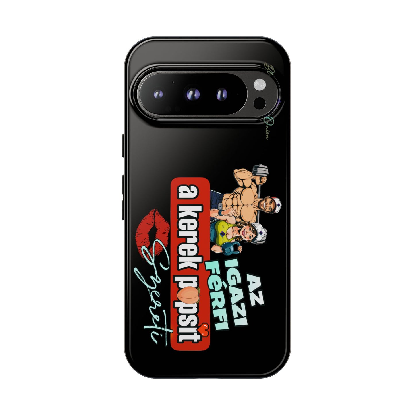 BlackOnion Brand New Phone Case - with Motivational Workout Motif ‘Az igazi férfi ‘💪🔥🫵