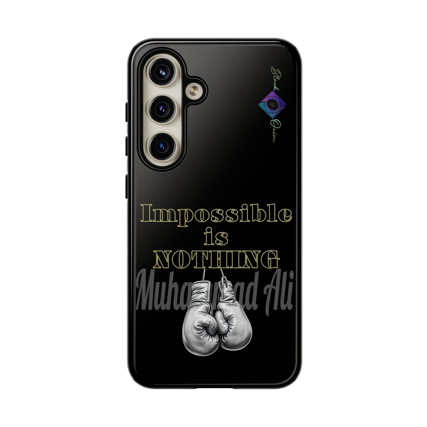 BlackOnion Brand New Phone Case - with Motivational Workout Motif ’Impossible ‘💪🔥🫵