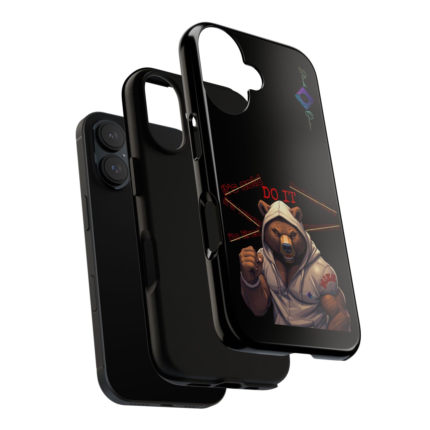 BlackOnion Brand New Phone Case - with Motivational Workout Motif’Do it ‘💪🔥🫵
