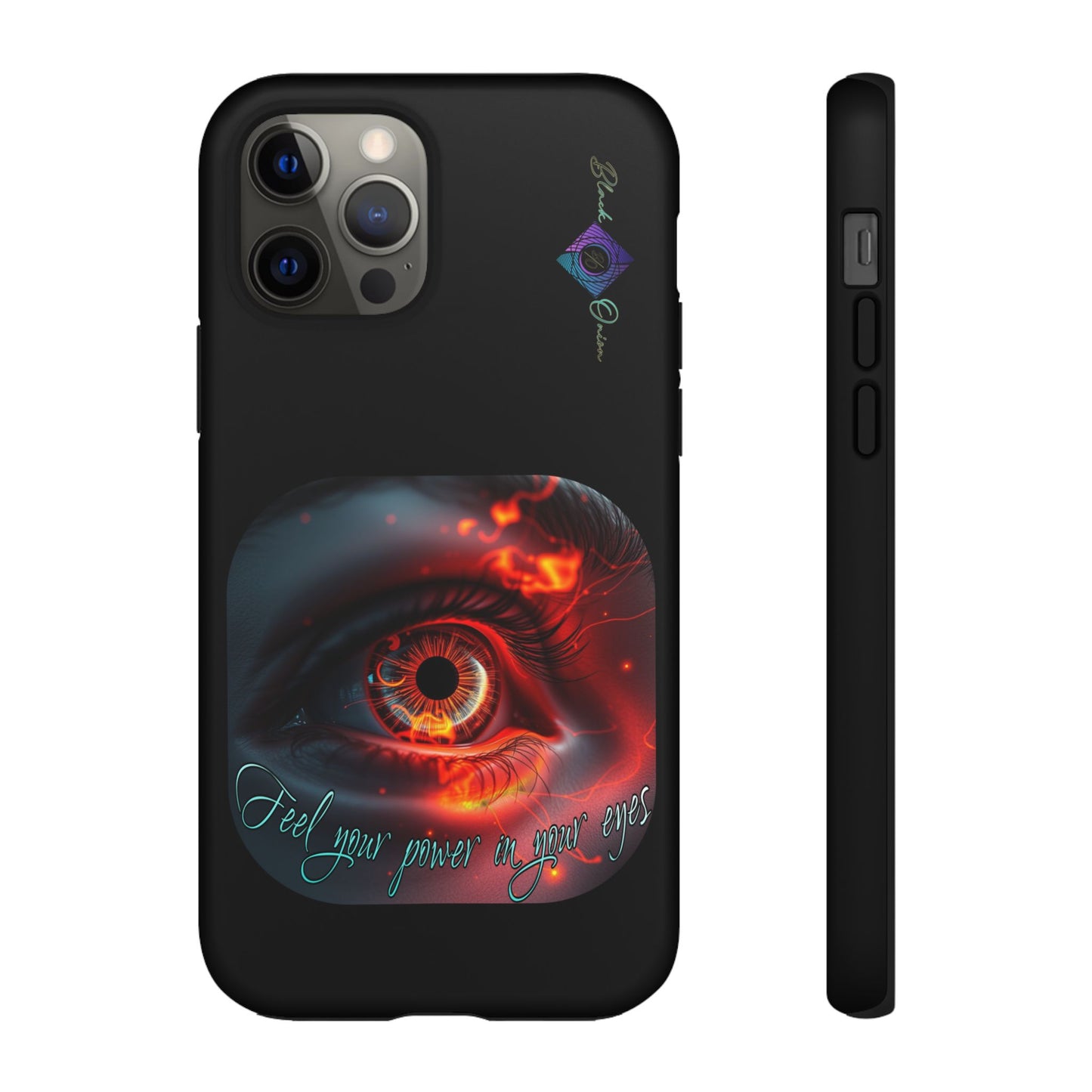 BlackOnion Brand New Phone Case - with Motivational Workout Motif ’Feel your power ‘💪🔥🫵