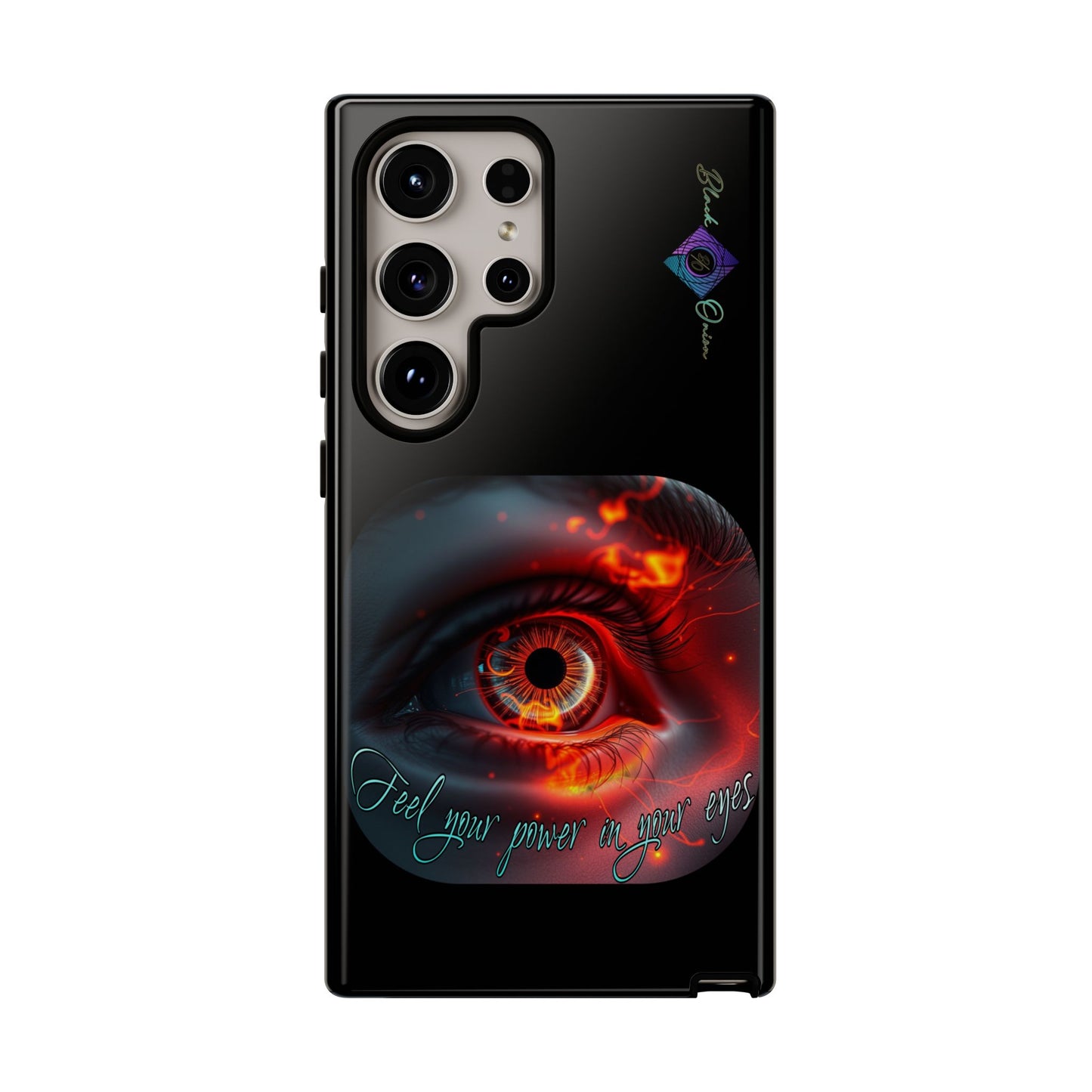 BlackOnion Brand New Phone Case - with Motivational Workout Motif ’Feel your power ‘💪🔥🫵