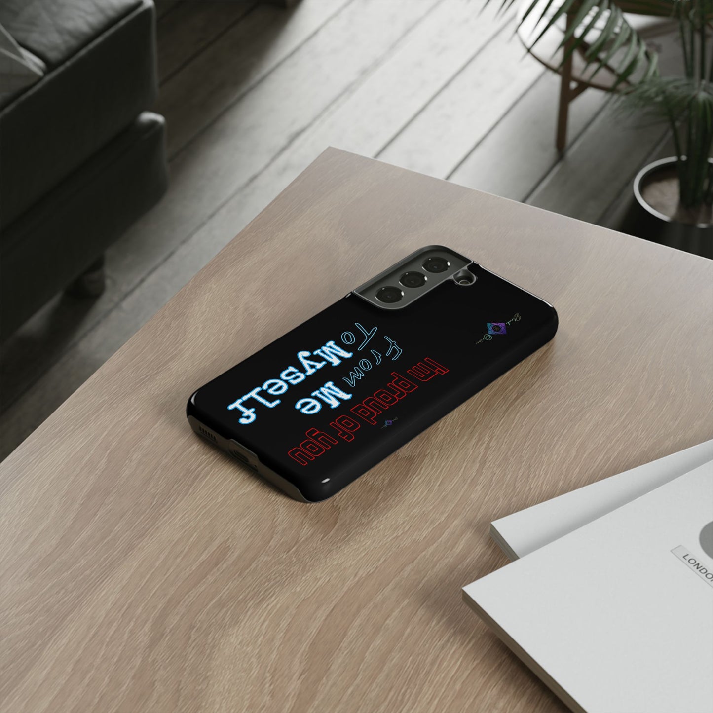 BlackOnion Brand New Phone Case - with Motivational Workout Motif’I’m proud of you ‘💪🔥🫵