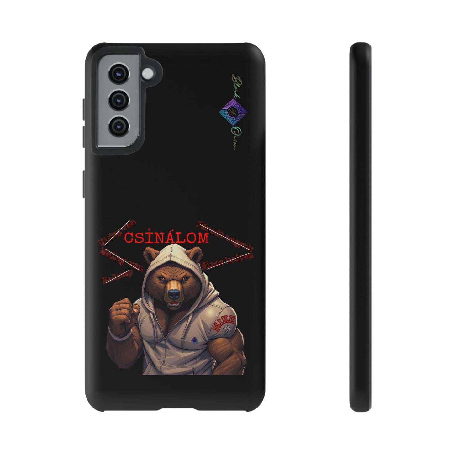BlackOnion Brand New Phone Case - with Motivational Workout Motif ‘Csinálom ‘💪🔥🫵