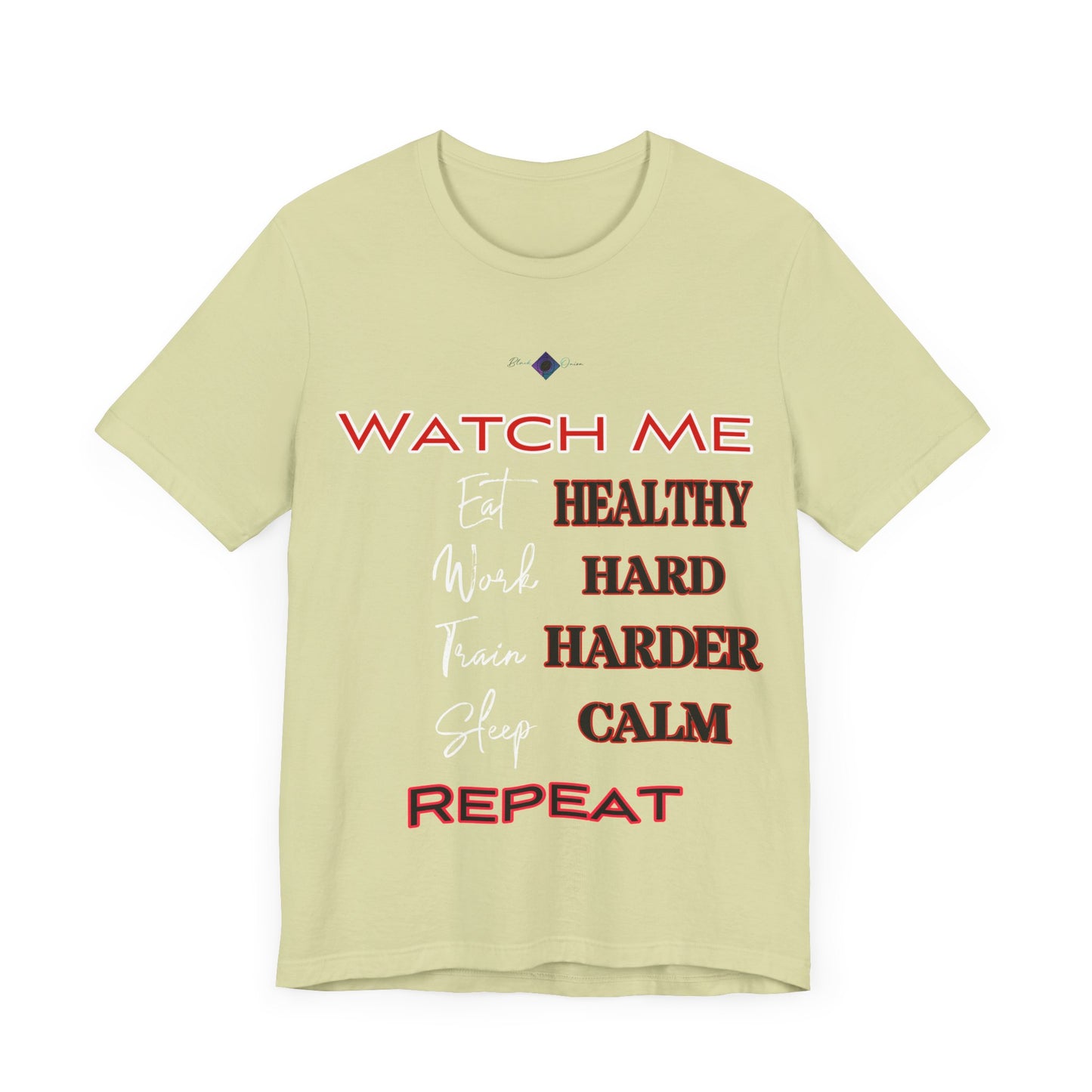 BlackOnion "Watch Me" T-Shirt with Workout Motif V3 ๐ช๐ฅ