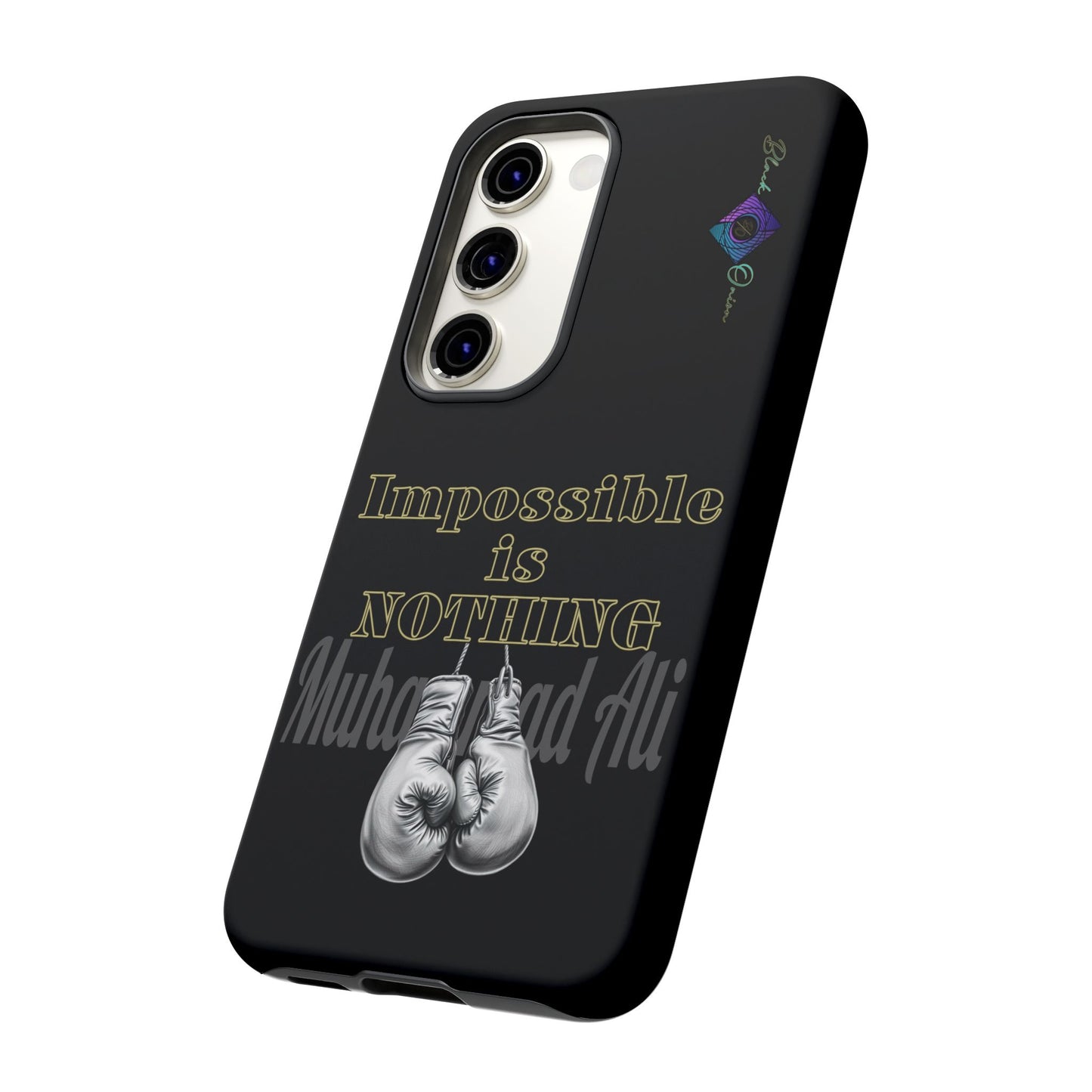 BlackOnion Brand New Phone Case - with Motivational Workout Motif ’Impossible ‘💪🔥🫵