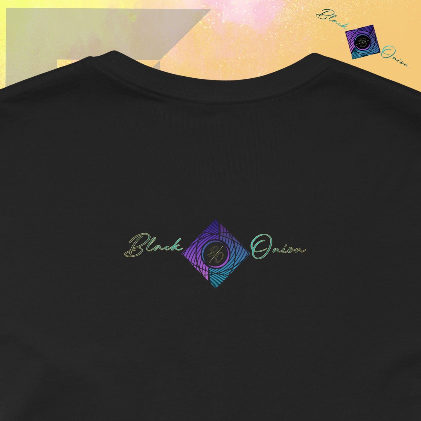 BlackOnion T-Shirt with Workout Motif V2 “Watch Me" 💪🔥
