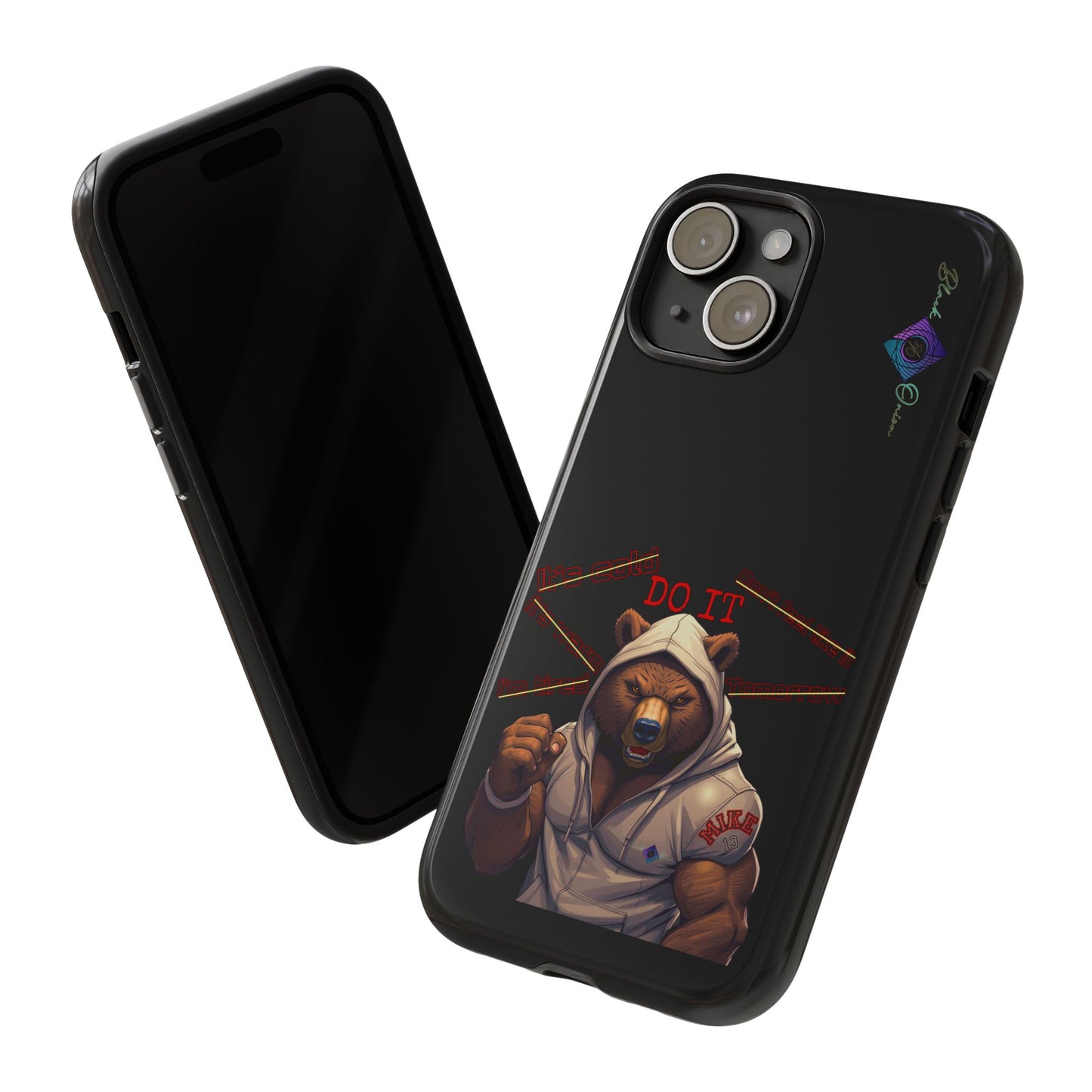 BlackOnion Brand New Phone Case - with Motivational Workout Motif’Do it ‘💪🔥🫵
