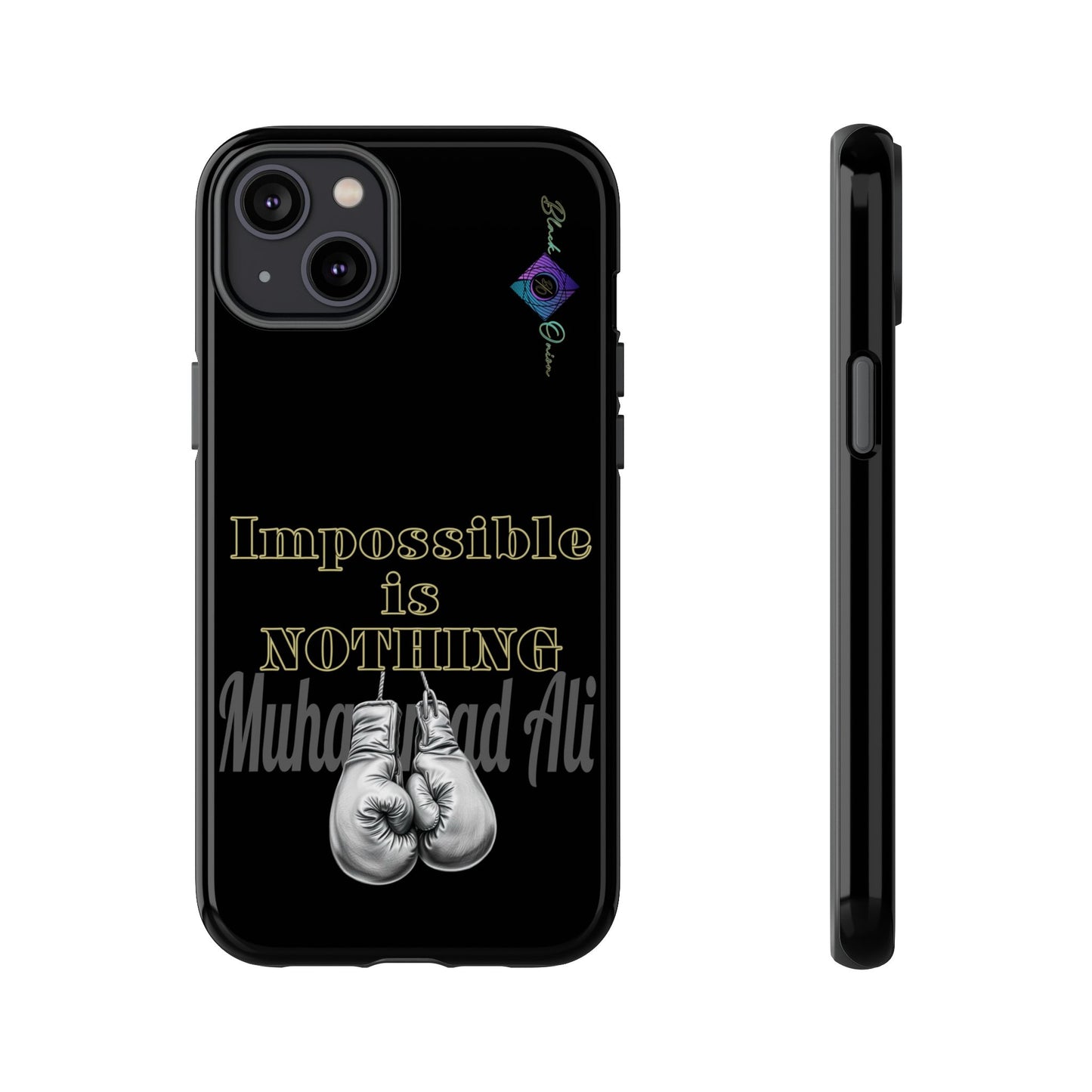 BlackOnion Brand New Phone Case - with Motivational Workout Motif ’Impossible ‘💪🔥🫵