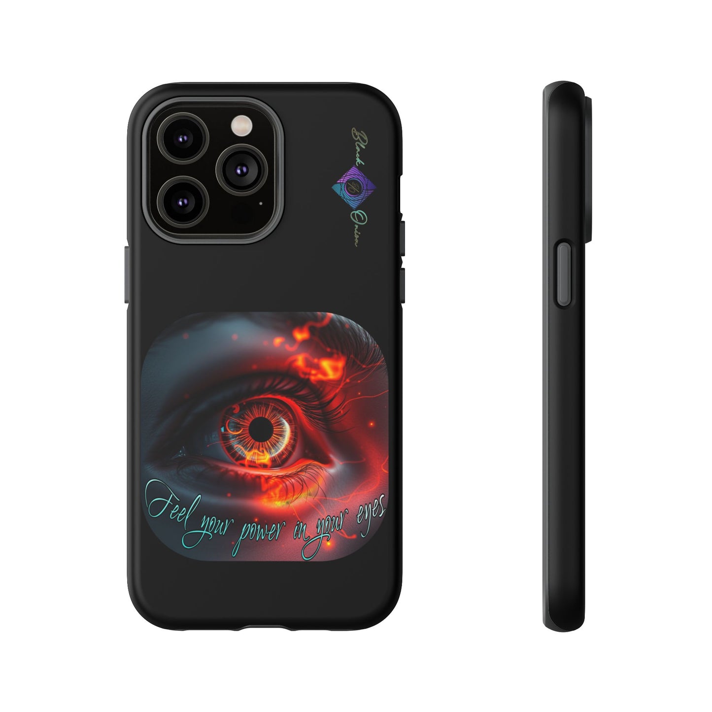 BlackOnion Brand New Phone Case - with Motivational Workout Motif ’Feel your power ‘💪🔥🫵