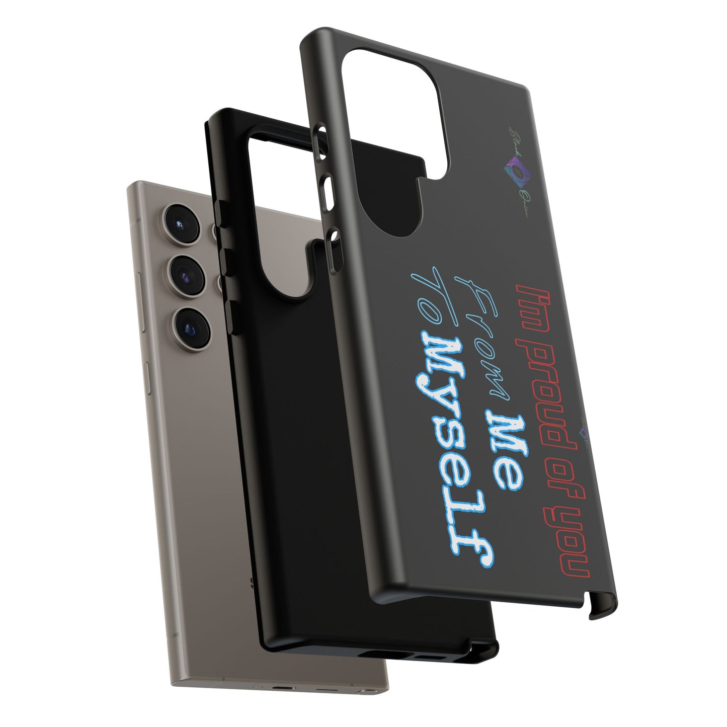 BlackOnion Brand New Phone Case - with Motivational Workout Motif’I’m proud of you ‘💪🔥🫵