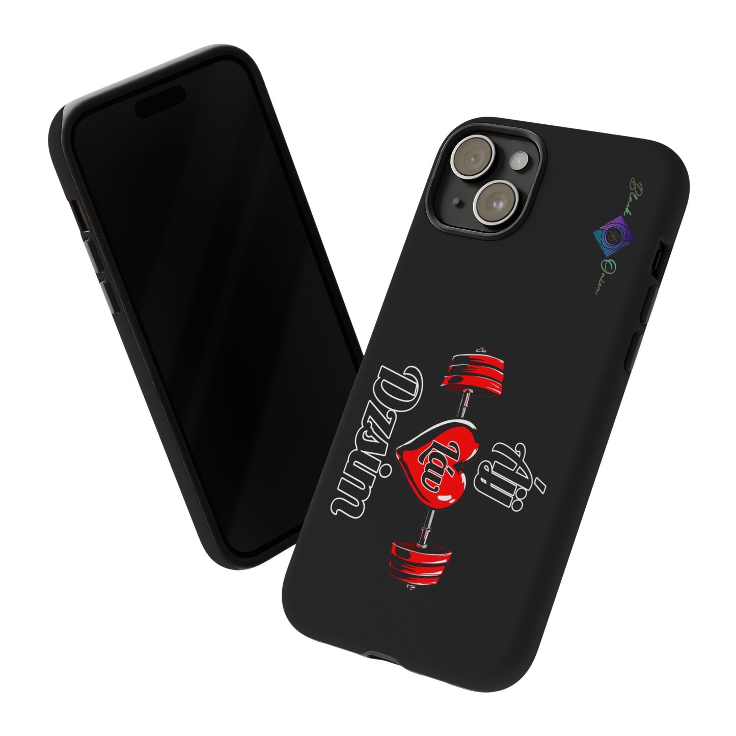 BlackOnion Brand New Phone Case - with Motivational Workout Motif’Ájj Láv Dzsim ‘💪🔥🫵