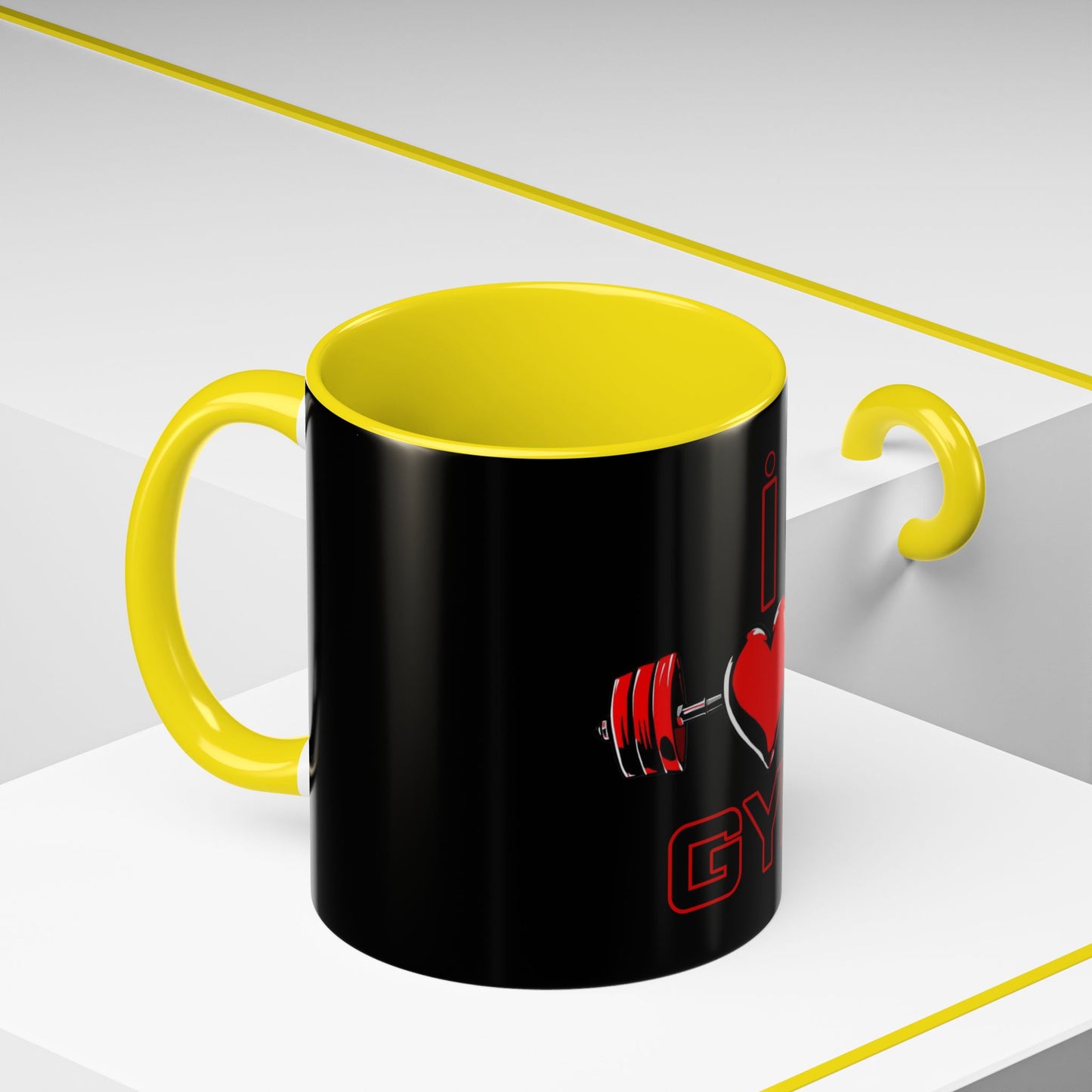 BlackOnion Coffee Mug Serial 2 with Workout Motif ‘I Love Gym ’🫵🔥💪