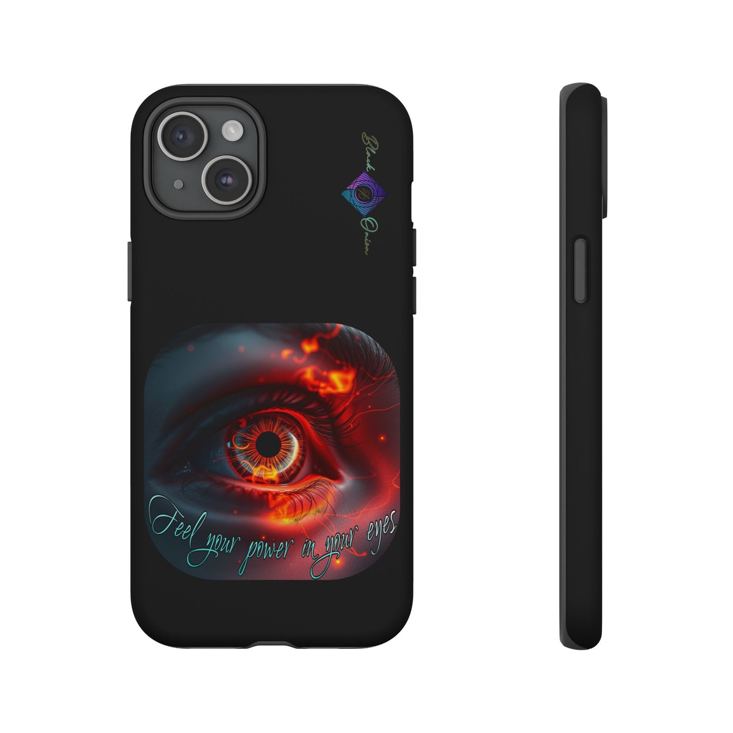 BlackOnion Brand New Phone Case - with Motivational Workout Motif ’Feel your power ‘💪🔥🫵