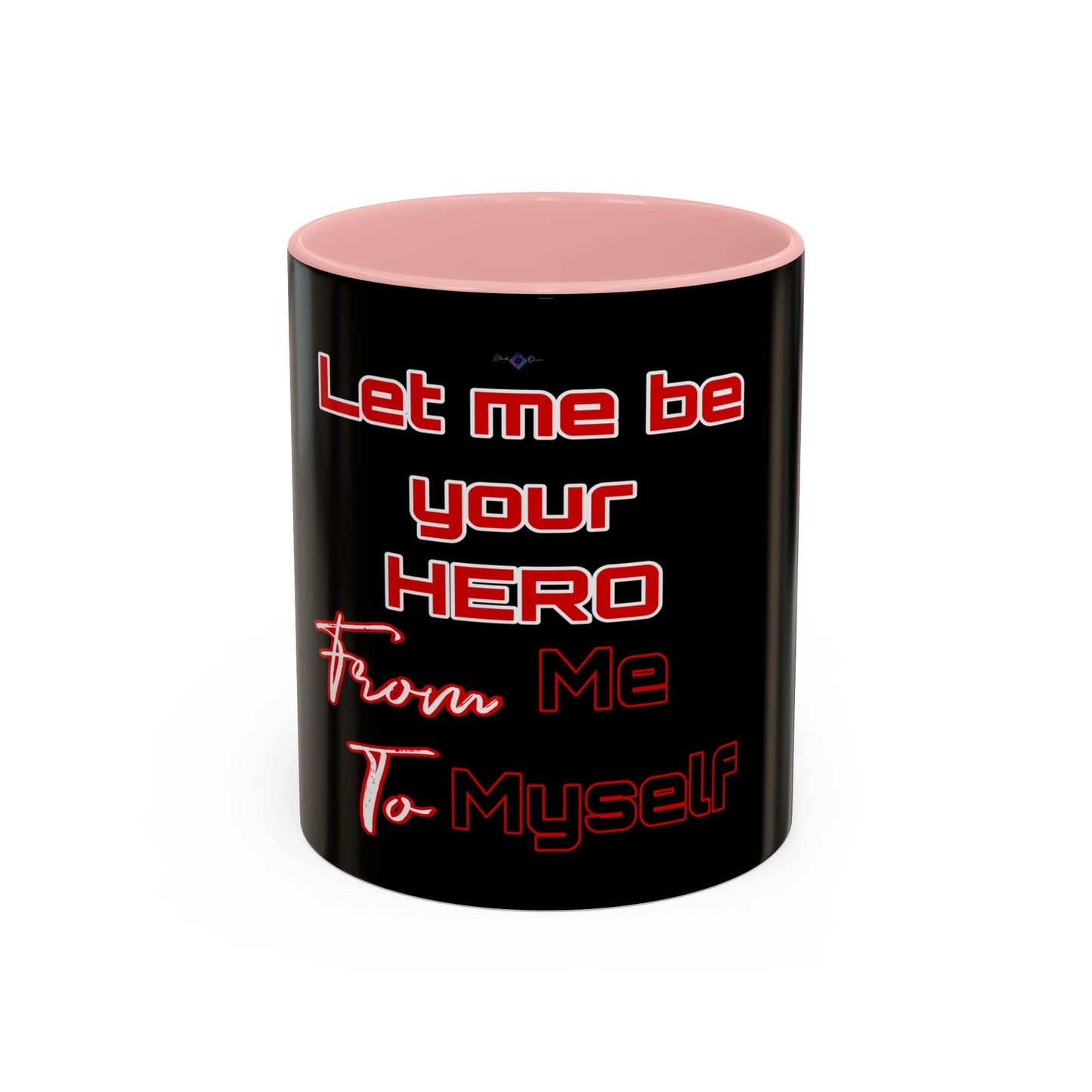 BlackOnion Coffee Mug - 11oz with Workout Motif ‘Let me be your Hero’🔥💪🫵