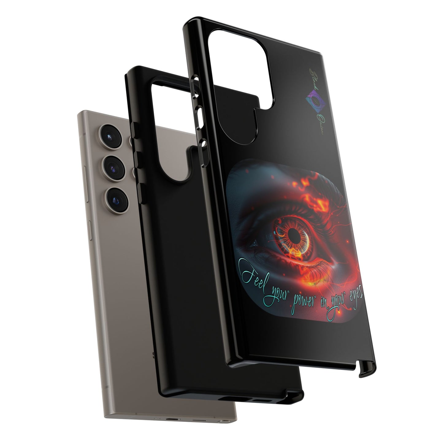 BlackOnion Brand New Phone Case - with Motivational Workout Motif ’Feel your power ‘💪🔥🫵
