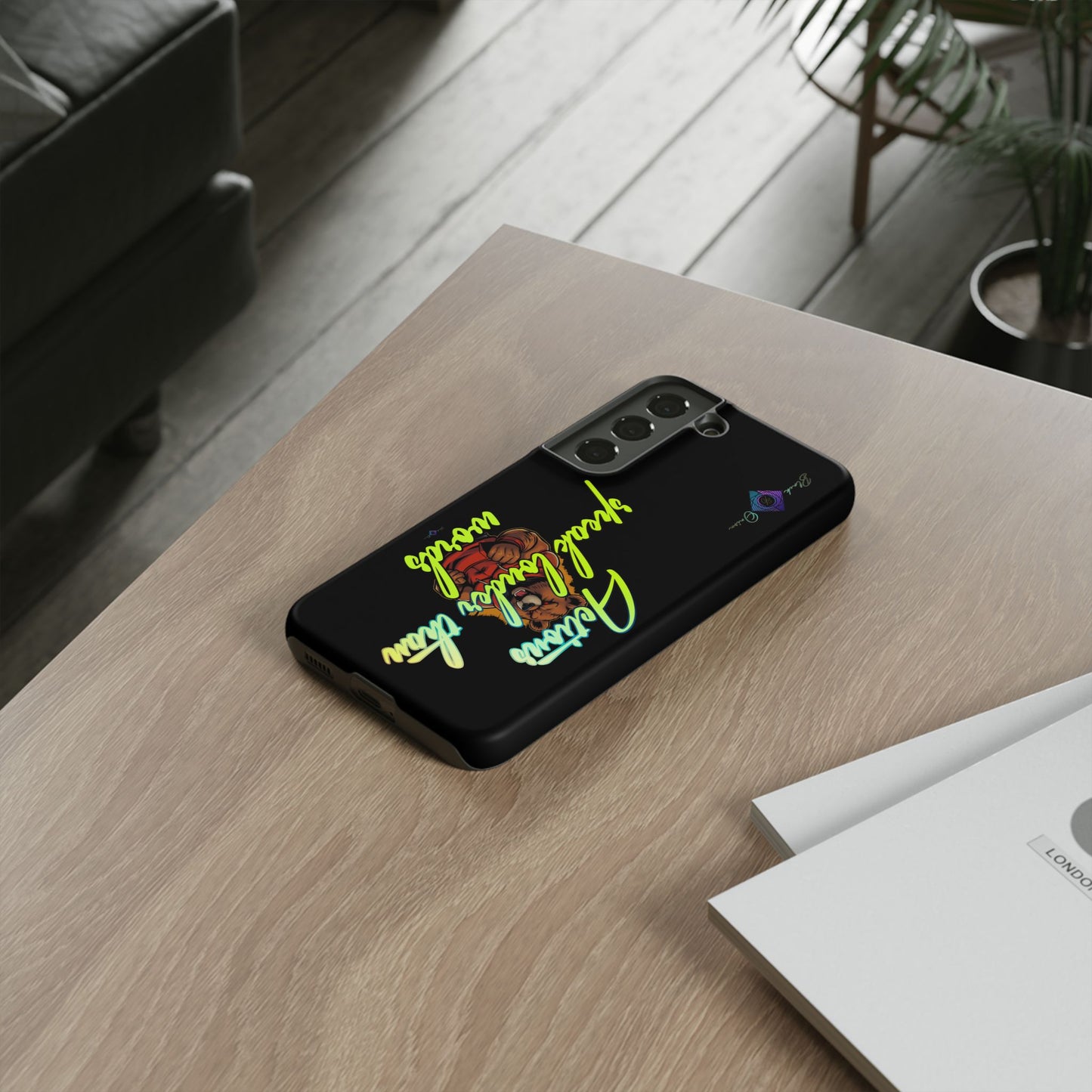 BlackOnion Brand New Phone Case - with Motivational Workout Motif ‘Actions speak lauder ‘💪🔥🫵