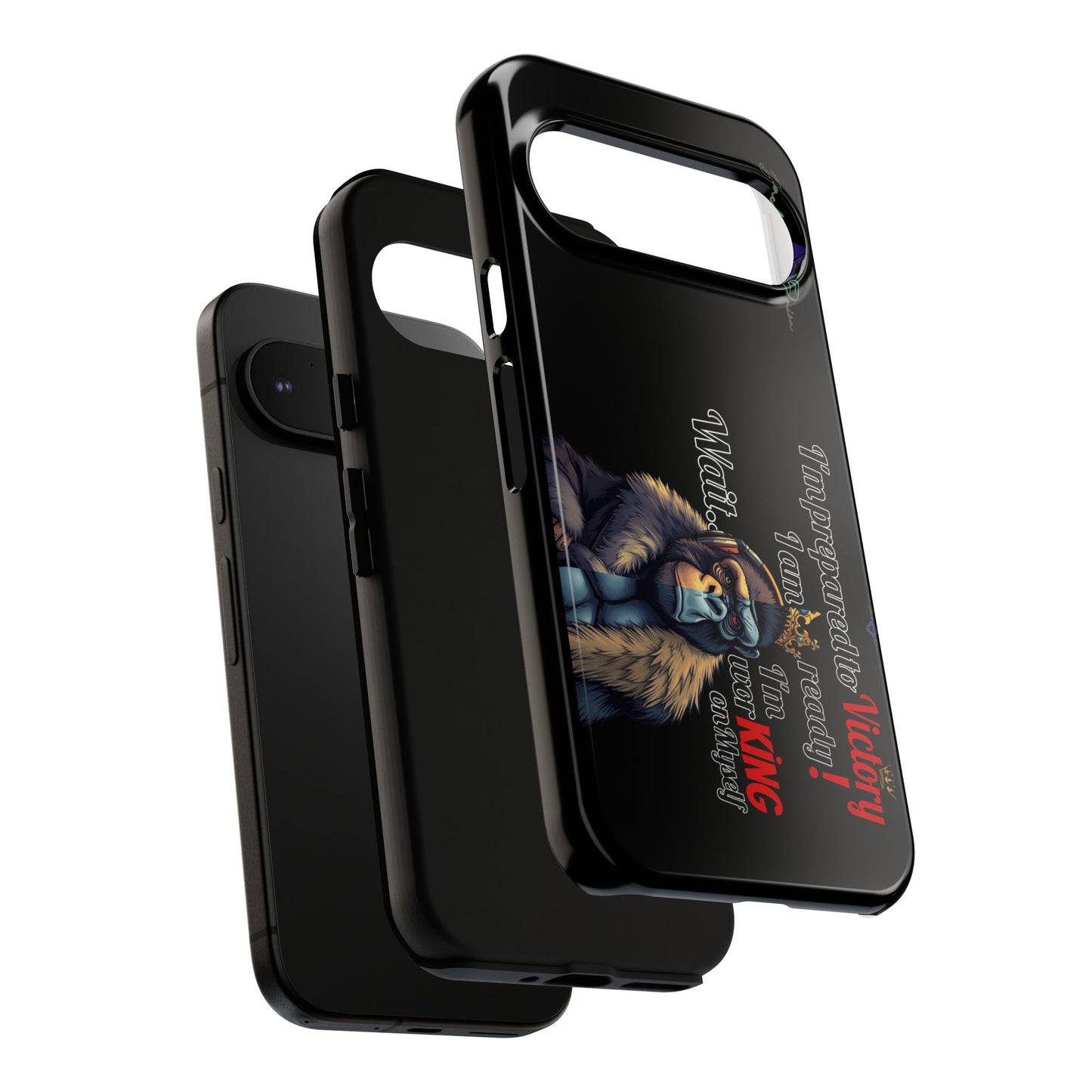 BlackOnion Brand New Phone Case - with Motivational Workout Motif’Victory 👑‘💪🔥🫵