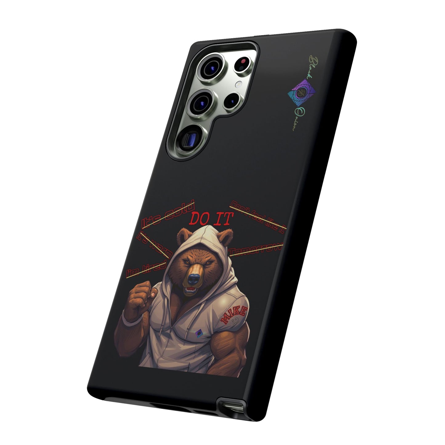 BlackOnion Brand New Phone Case - with Motivational Workout Motif’Do it ‘💪🔥🫵