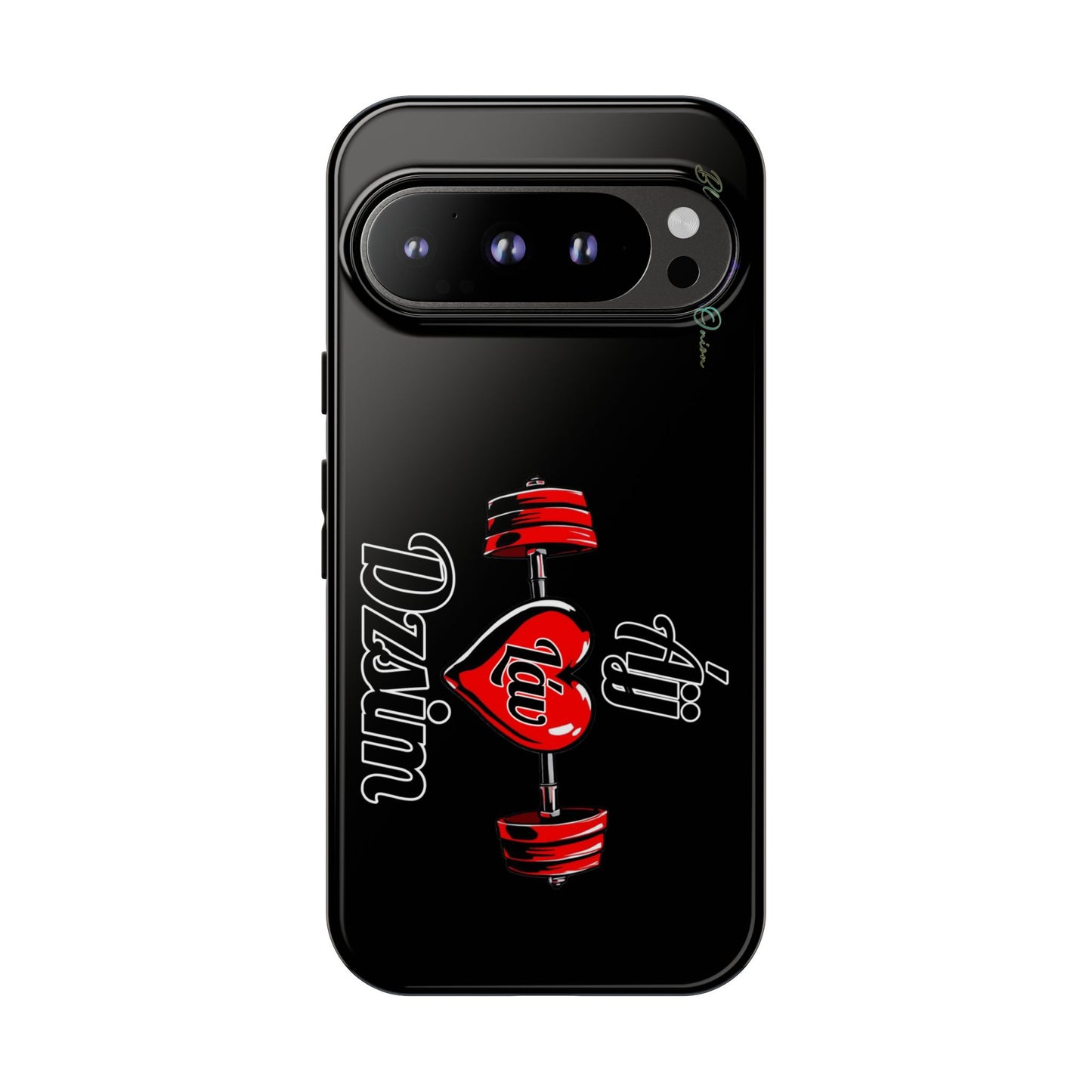 BlackOnion Brand New Phone Case - with Motivational Workout Motif’Ájj Láv Dzsim ‘💪🔥🫵