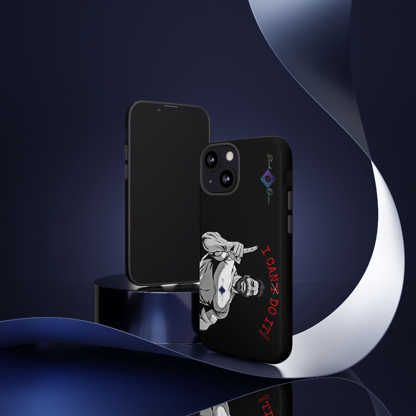 BlackOnion Brand New Phone Case - with Motivational Workout Motif’I Can Do It ‘💪🔥🫵