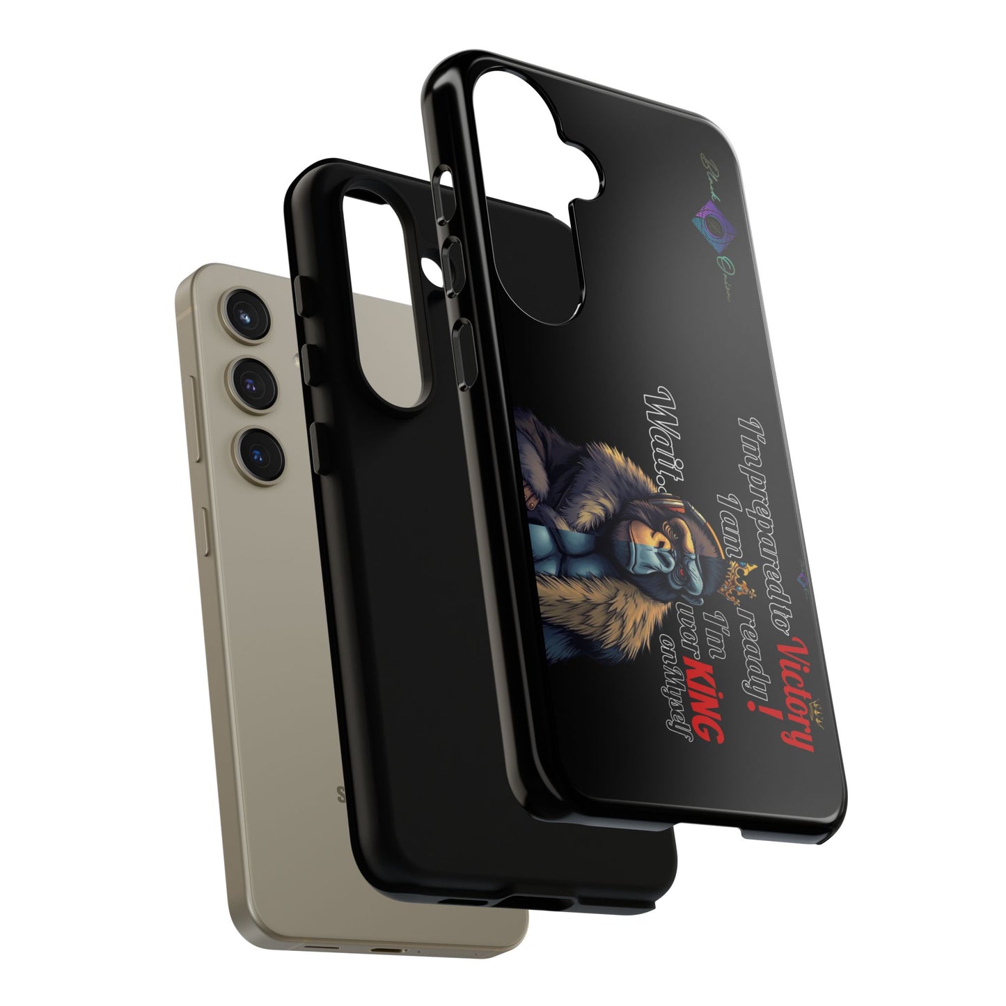 BlackOnion Brand New Phone Case - with Motivational Workout Motif’Victory 👑‘💪🔥🫵