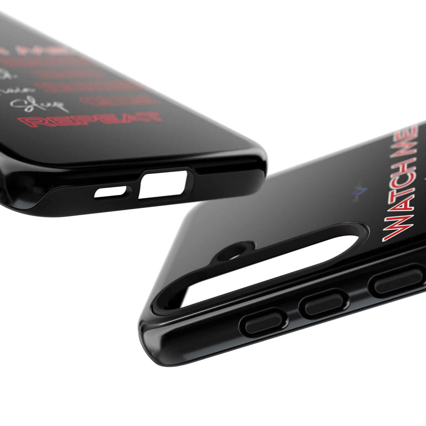 BlackOnion Phone Case -with Motivational Motif 'Watch Me' 💪🔥🫵