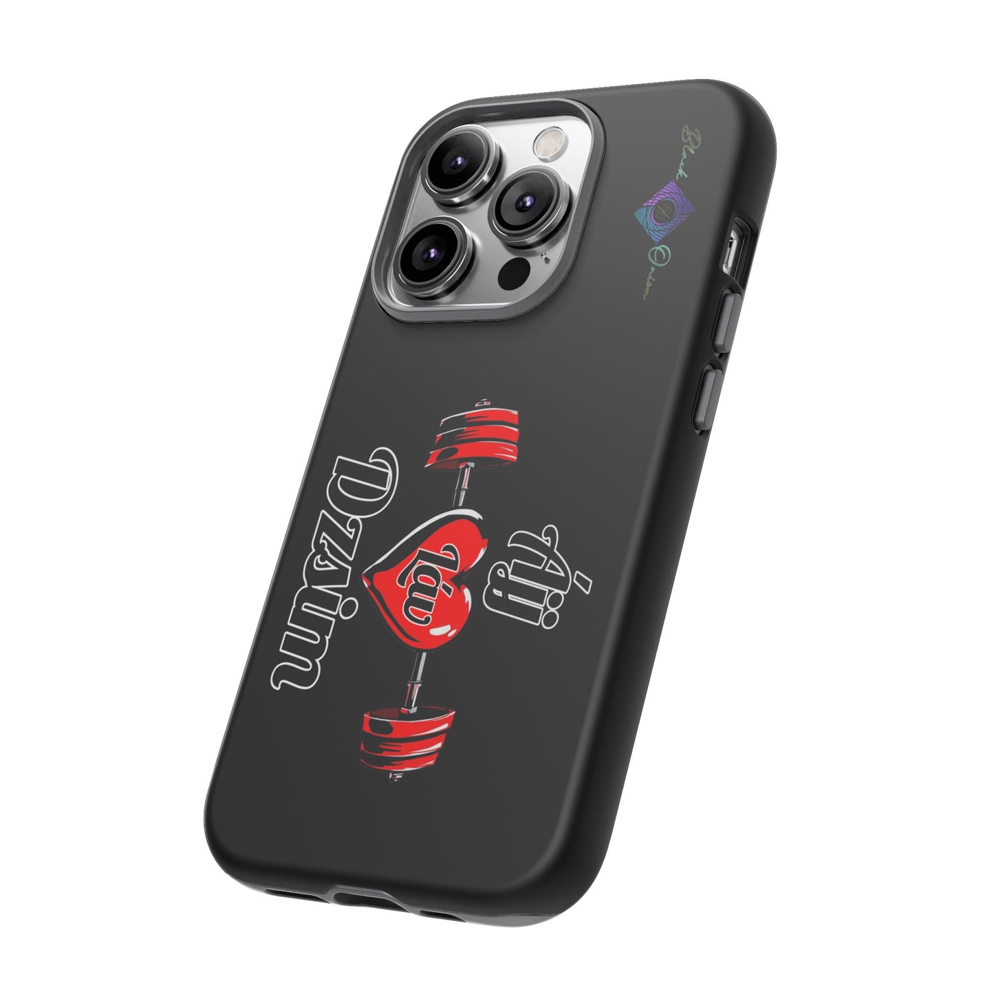 BlackOnion Brand New Phone Case - with Motivational Workout Motif’Ájj Láv Dzsim ‘💪🔥🫵