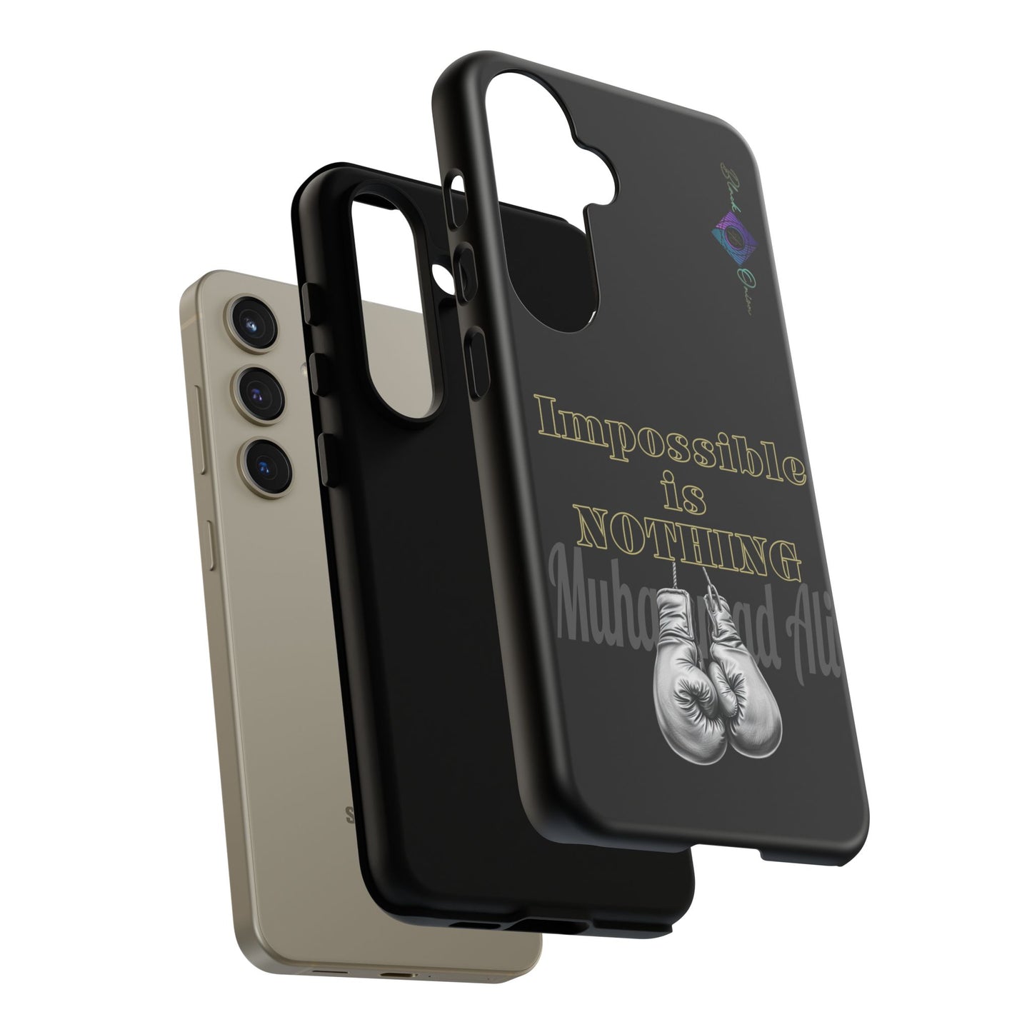 BlackOnion Brand New Phone Case - with Motivational Workout Motif ’Impossible ‘💪🔥🫵
