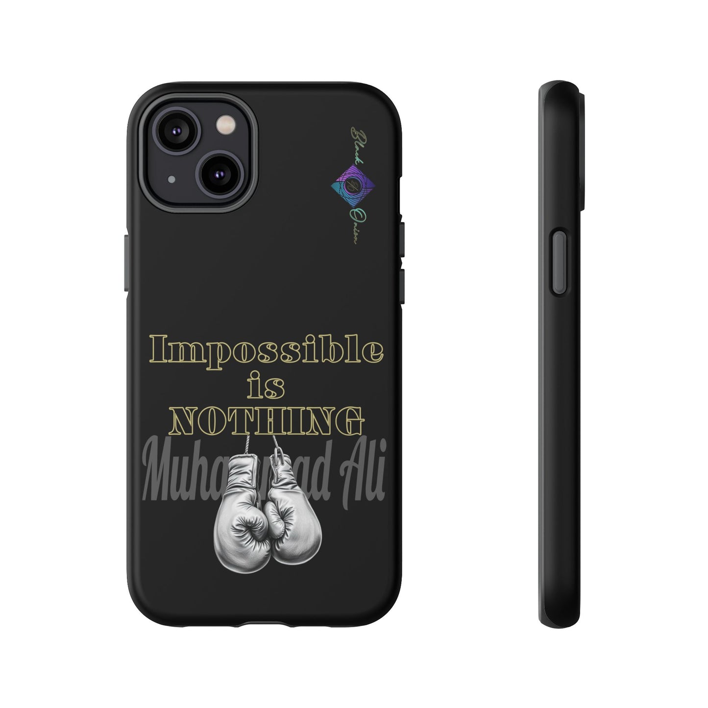 BlackOnion Brand New Phone Case - with Motivational Workout Motif ’Impossible ‘💪🔥🫵