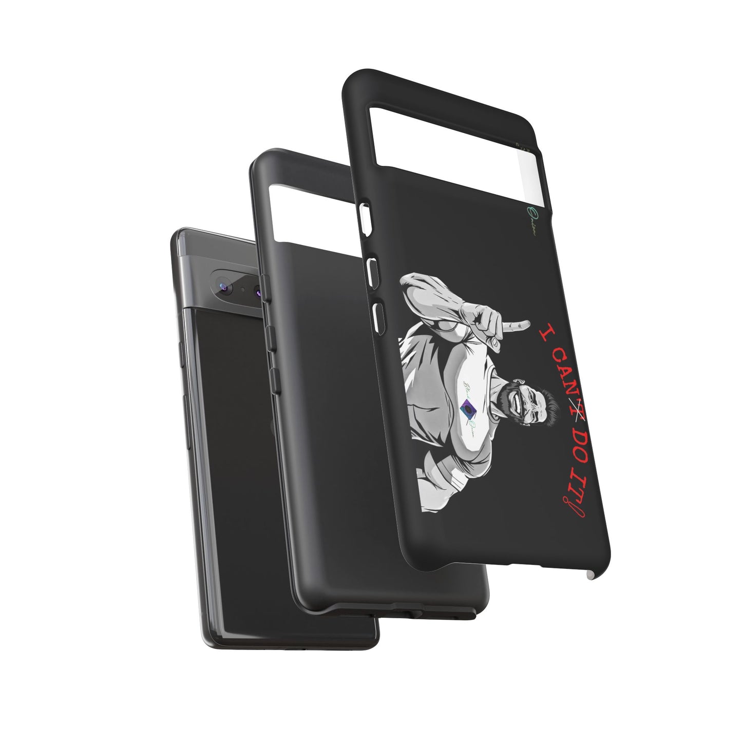 BlackOnion Brand New Phone Case - with Motivational Workout Motif’I Can Do It ‘💪🔥🫵