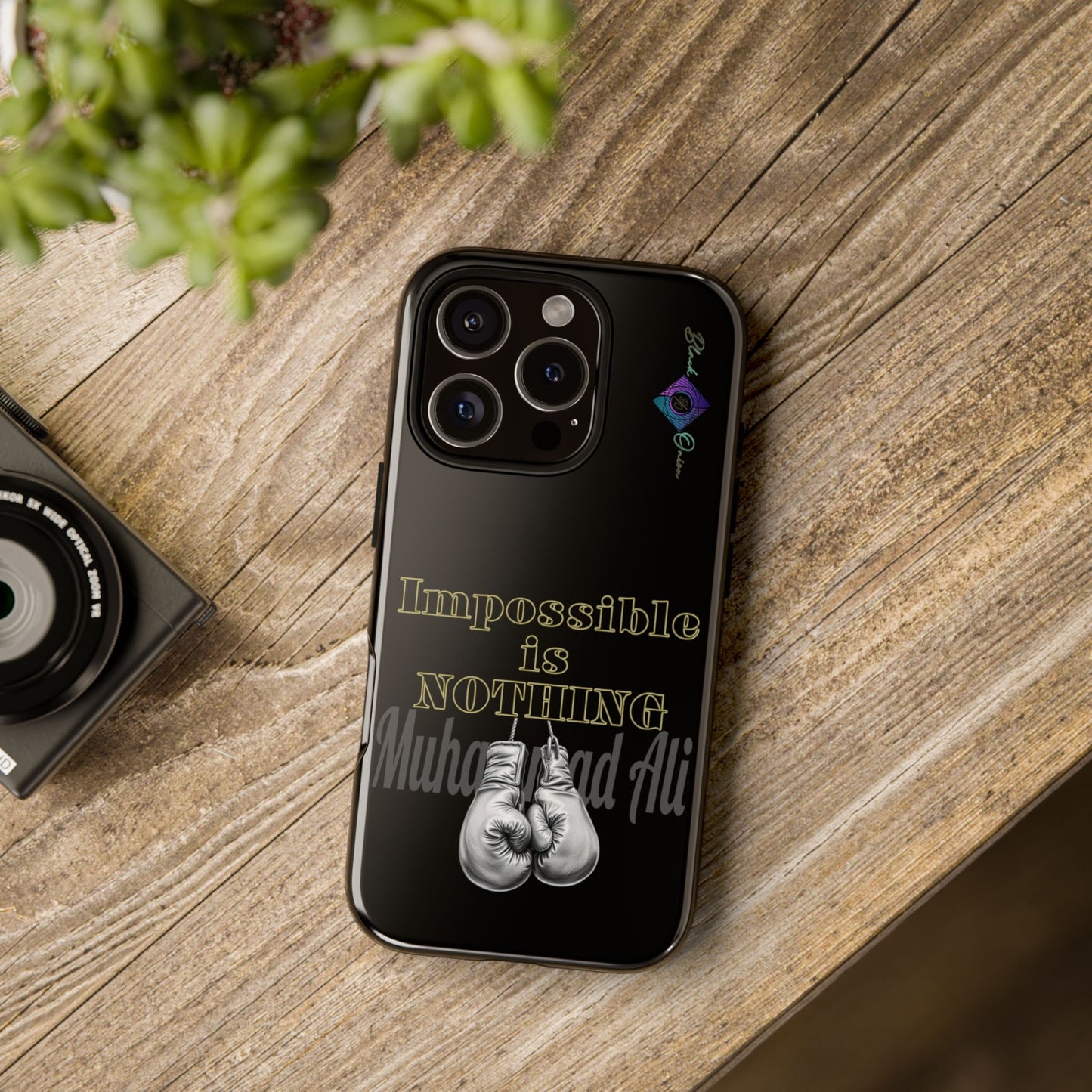 BlackOnion Brand New Phone Case - with Motivational Workout Motif ’Impossible ‘💪🔥🫵
