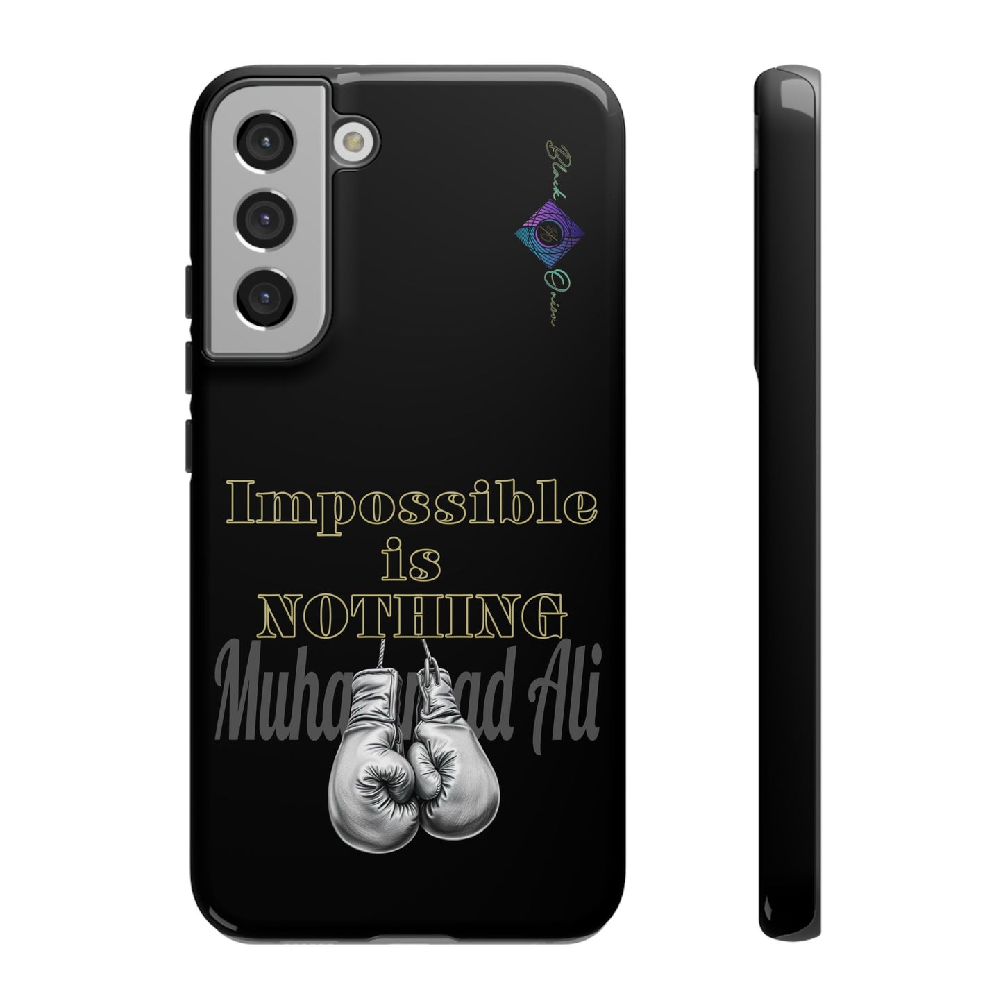 BlackOnion Brand New Phone Case - with Motivational Workout Motif ’Impossible ‘💪🔥🫵