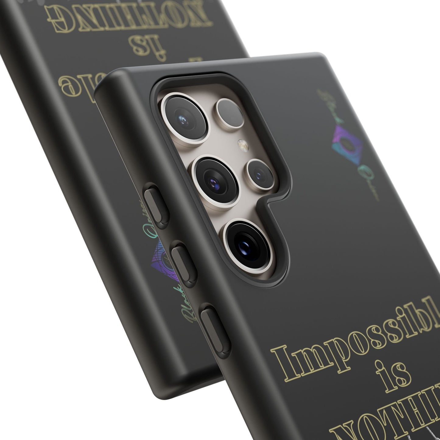 BlackOnion Brand New Phone Case - with Motivational Workout Motif ’Impossible ‘💪🔥🫵