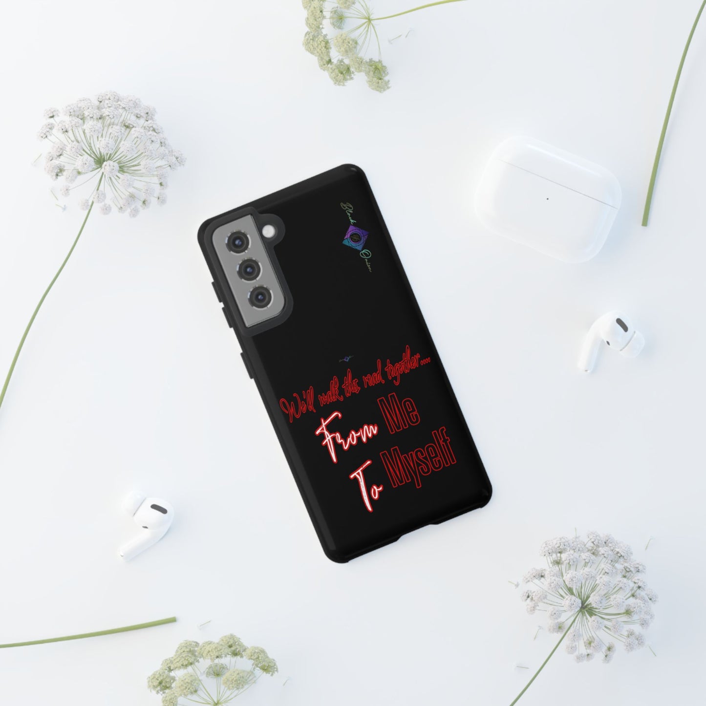 BlackOnion Brand New Phone Case - with Motivational Workout Motif’We’ll walk ‘💪🔥🫵