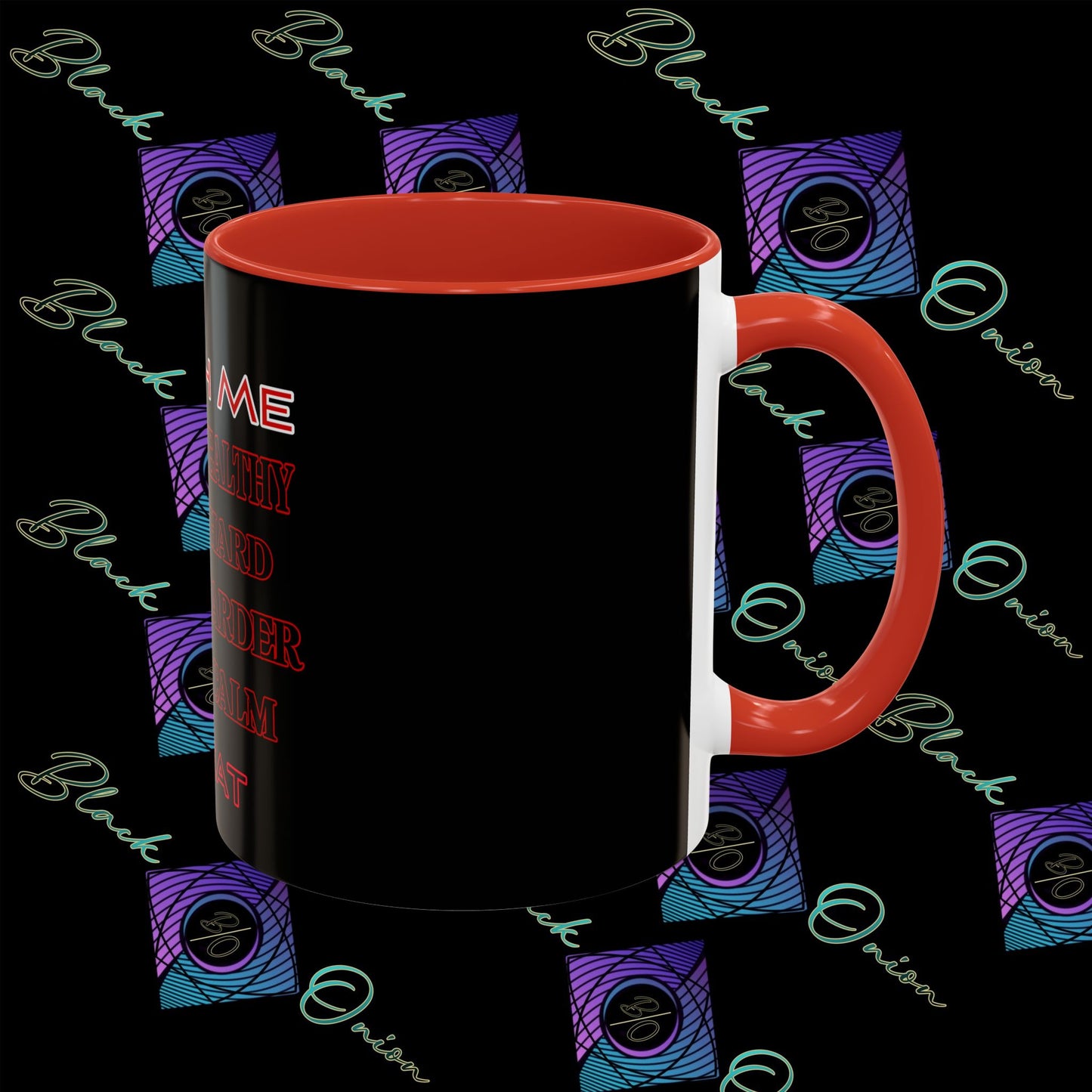 BlackOnion Coffee Mug - 11oz with ‘Watch Me’🔥💪🫵