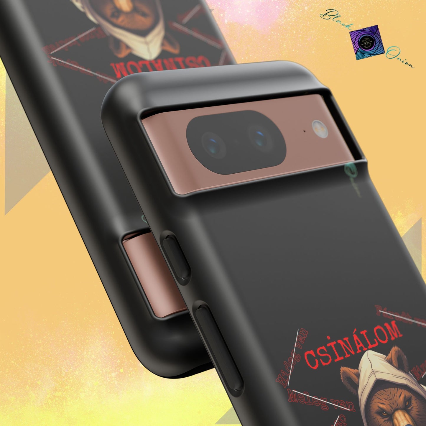 BlackOnion Brand New Phone Case - with Motivational Workout Motif ‘Csinálom ‘💪🔥🫵