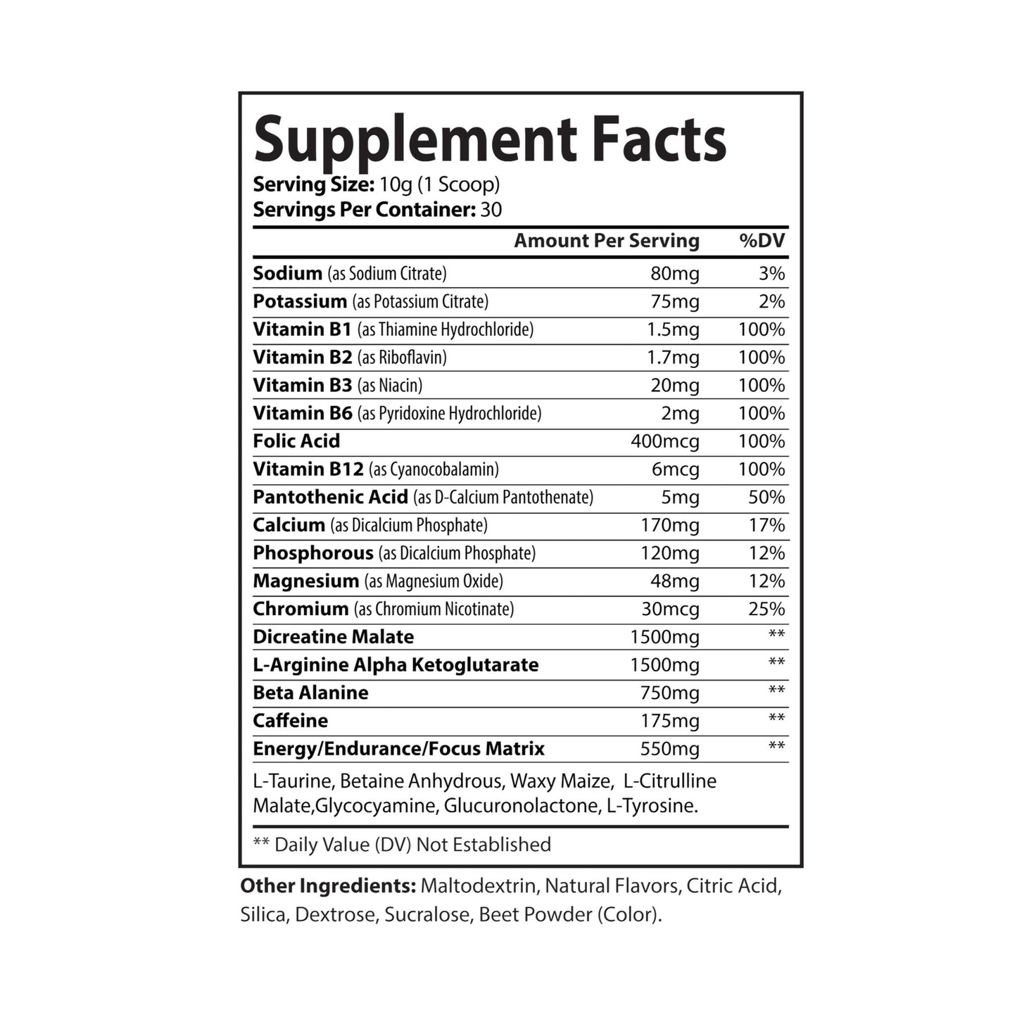 BlackOnion Pre-Workout Supplement, Watermelon (300g, 10.58oz)💪🔥